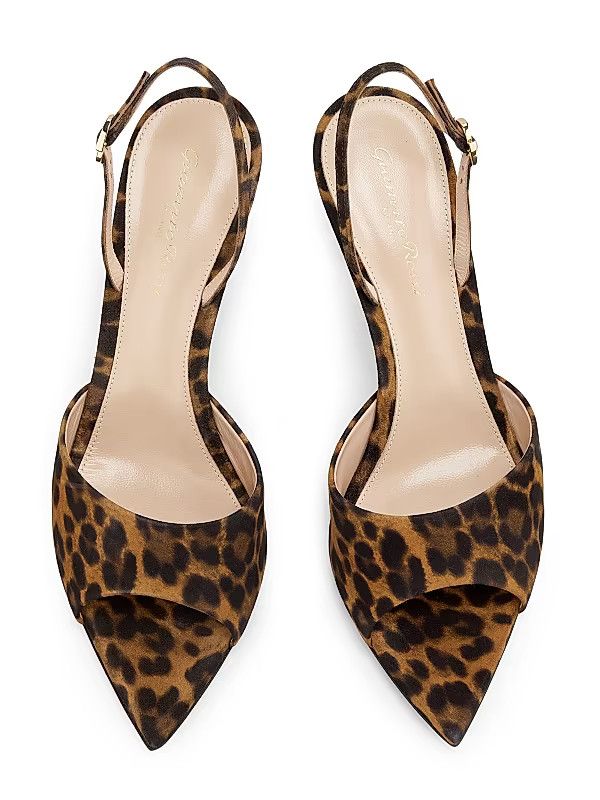 Gianvito Rossi os11x0126 Camoscio Sandals in Leopard Size US 6.5 / IT 36.5 - 2 Thumbnail