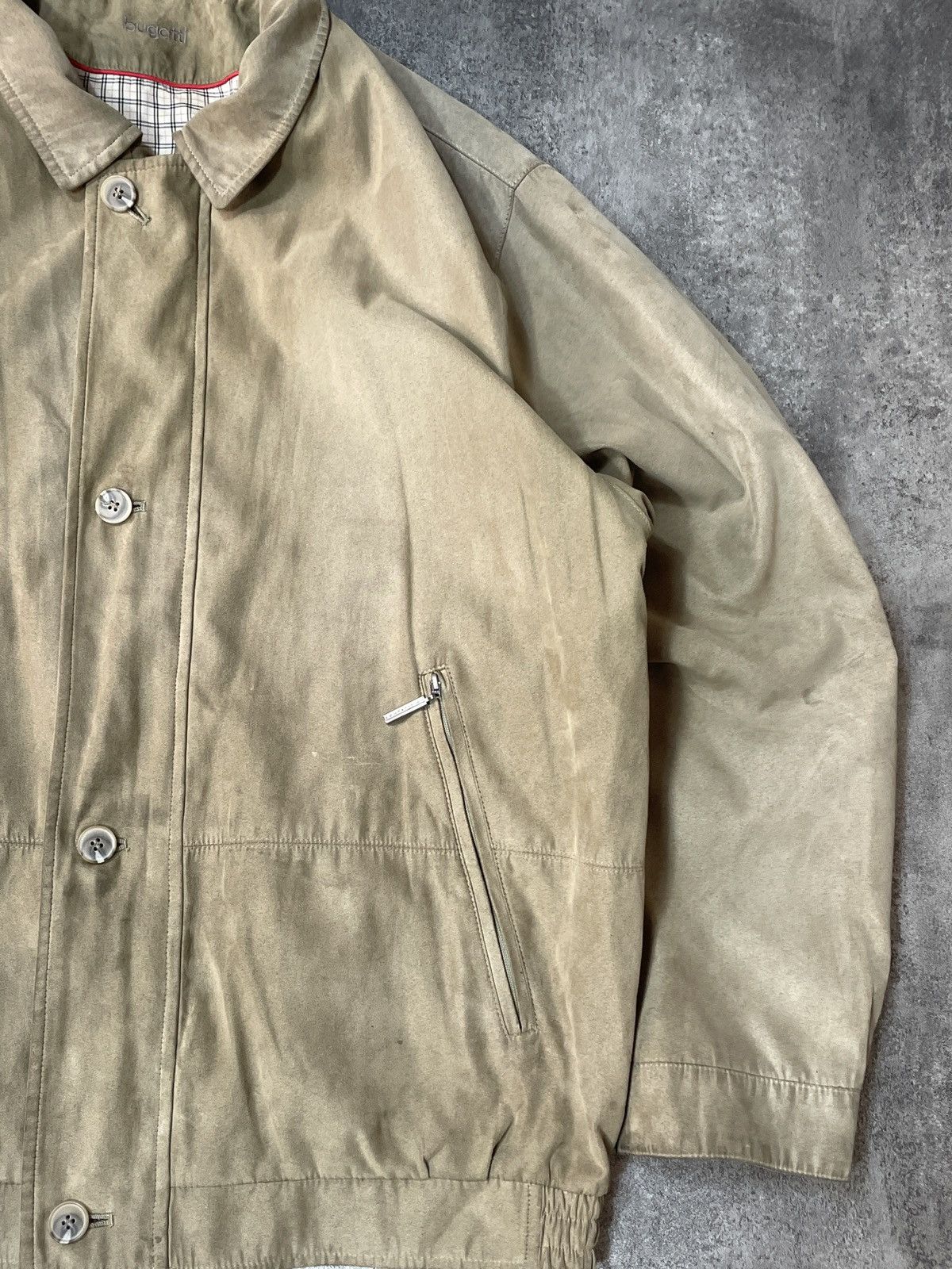 Bugatti Luxury Viscose Bugatti Vintage 90s Light Jacket Rare Boxy Size US L / EU 52-54 / 3 - 10 Thumbnail