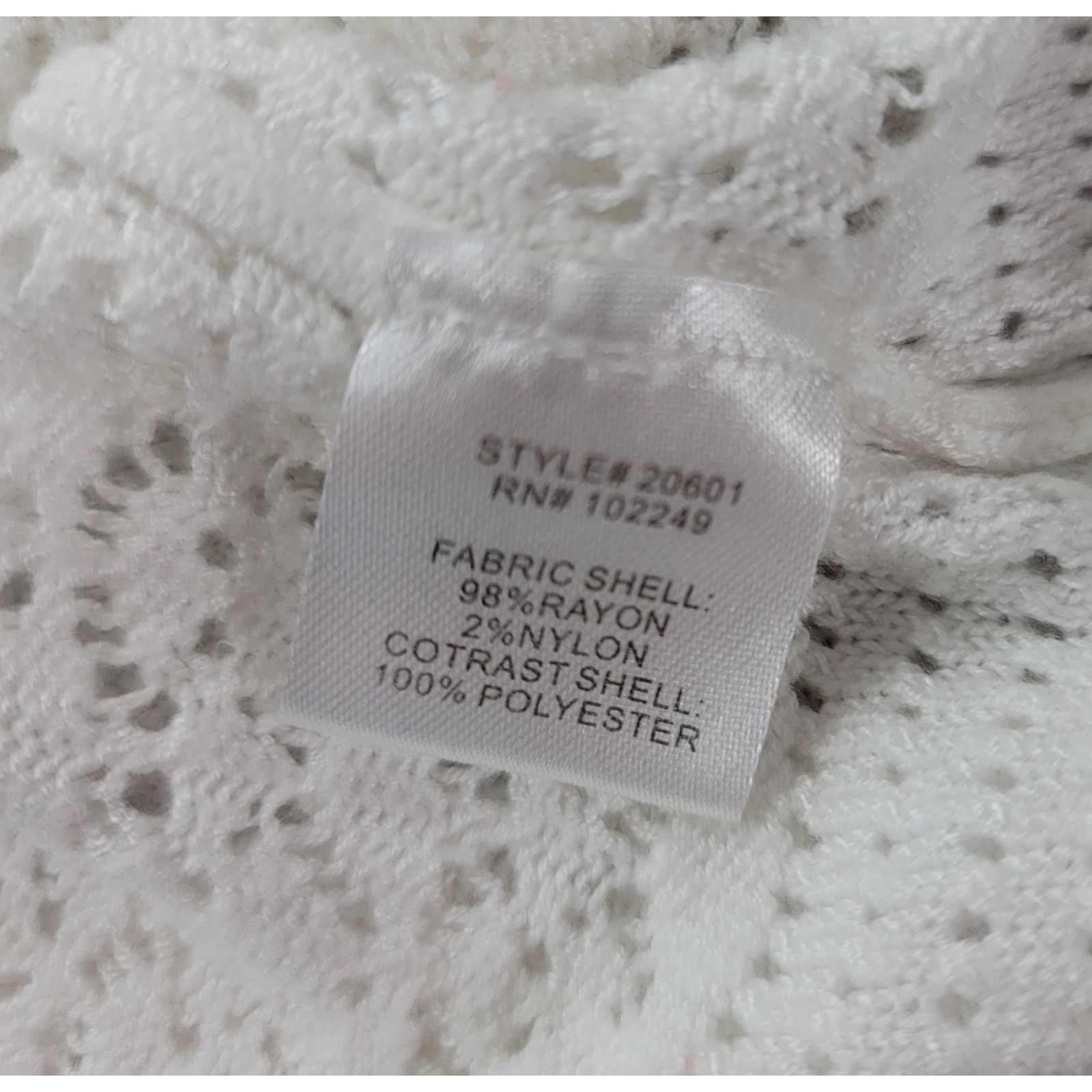Other Under Skies Cream Loose Knit Top Large Lightweight Soft Size L / US 10 / IT 46 - 6 Thumbnail
