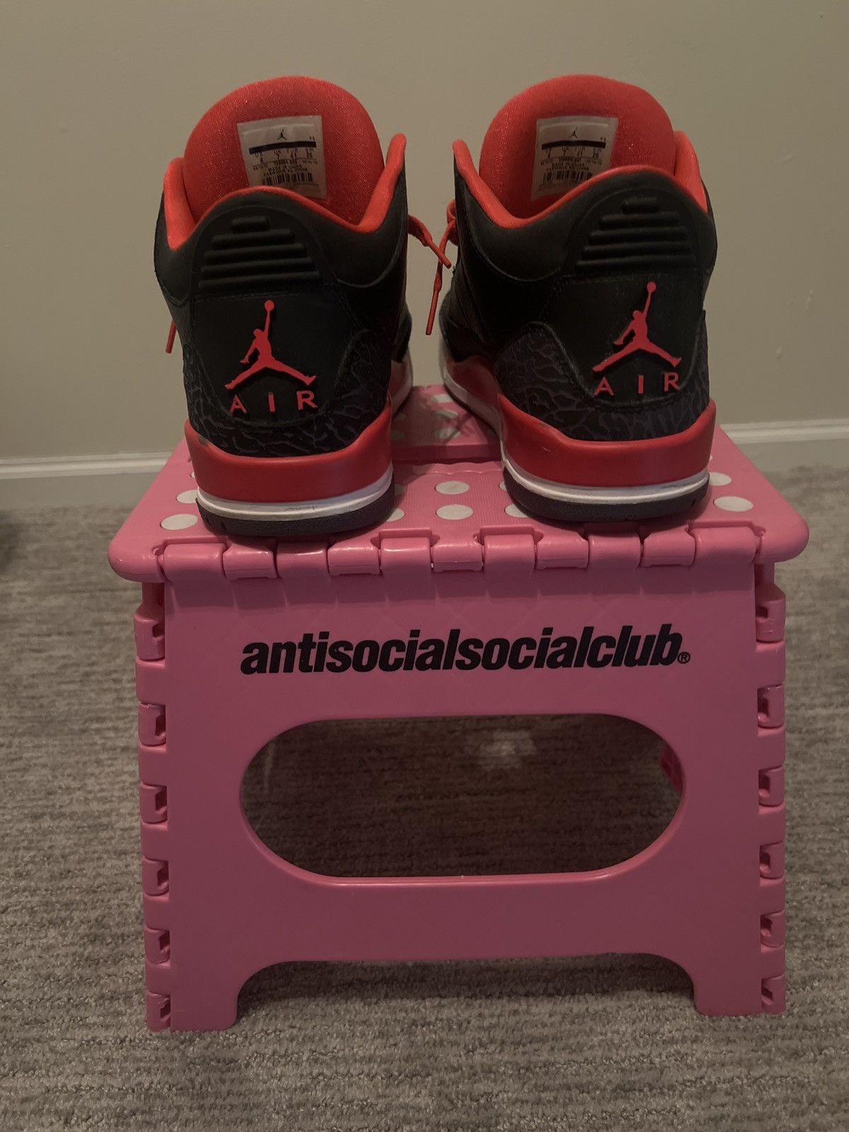 Jordan Brand Jordan retro 3 “Crimson” Size US 8 / EU 41 - 2 Thumbnail