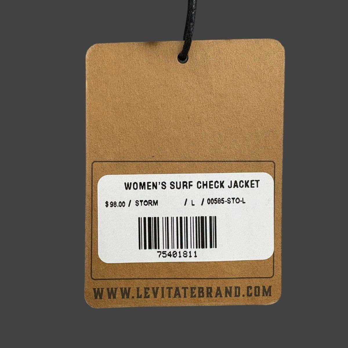 Other Levitate Women’s Surf Grey Blue Shack Zip Neck Jacket Sz L Size L / US 10 / IT 46 - 7 Thumbnail