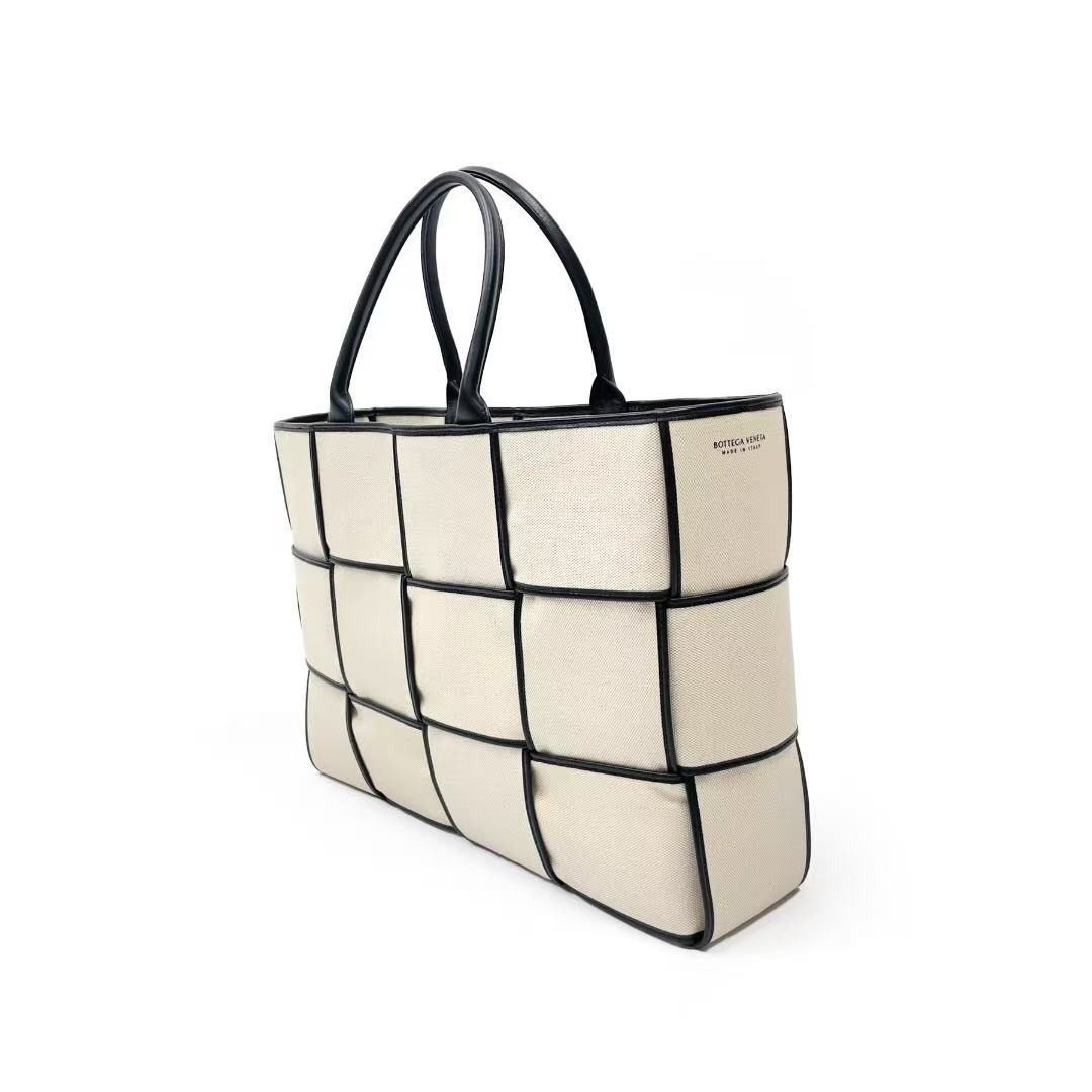 Bottega Veneta Bottega Veneta Large Arco Canvas Tote Bag Size ONE SIZE - 3 Thumbnail