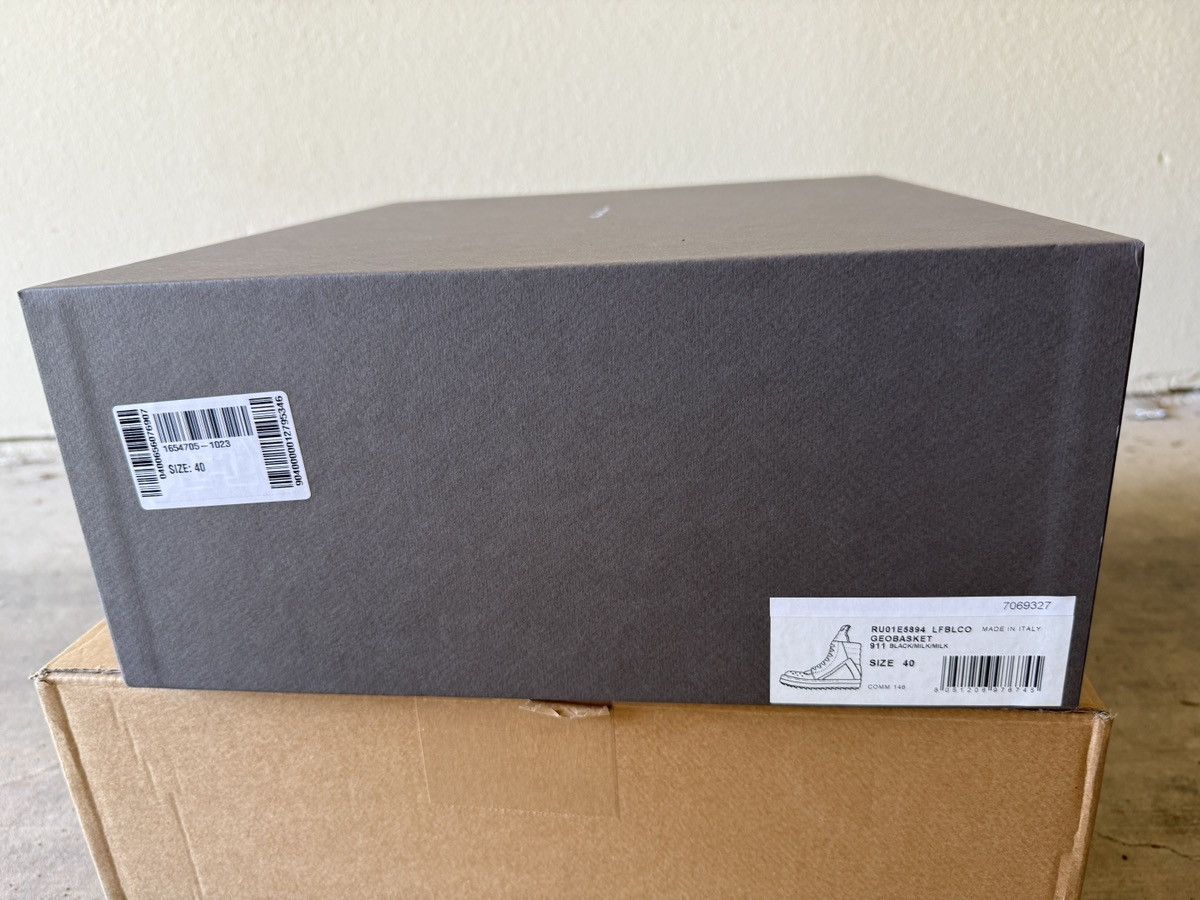 Rick Owens Blistered/Distressed SS25 Hollywood Geobaskets Size US 7 / EU 40 - 19 Thumbnail