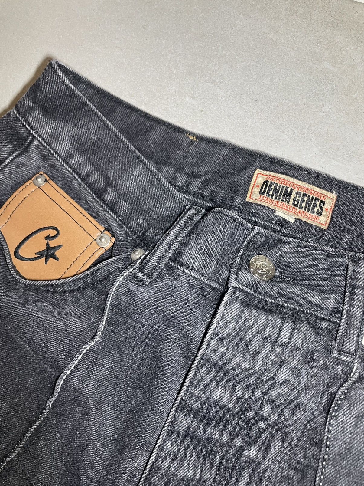 Corteiz Jean Corteiz C-Star Denim Genes Gems Black Loose Baggy Size US 31 - 3 Thumbnail