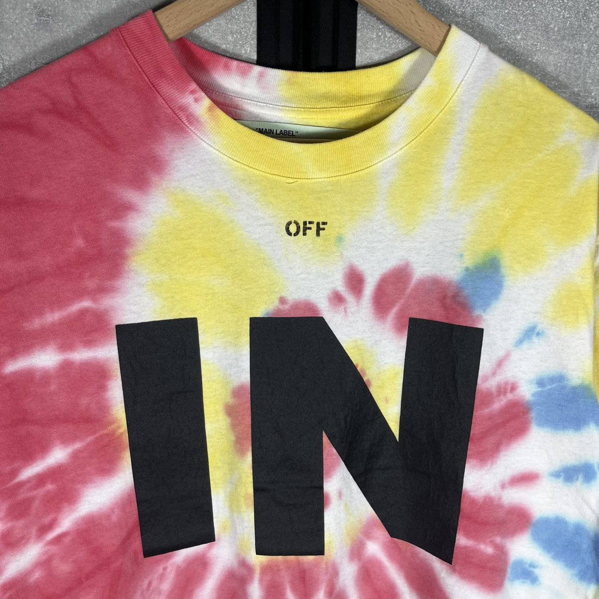 Off-White OFF WHITE x IN STYLE TIE DYE BIGLOGO TSHIRT TEE VIRGIL ABLOH Size US L / EU 52-54 / 3 - 9 Thumbnail