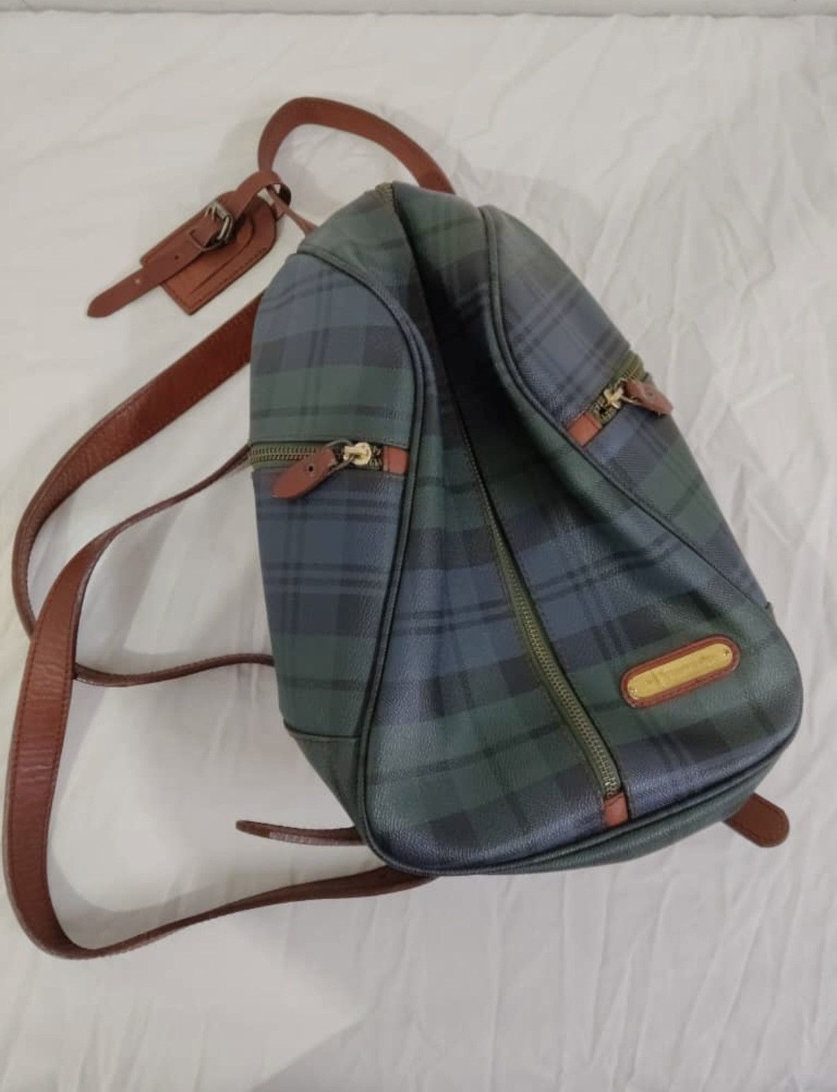 Polo Ralph Lauren 🔥🔥🔥ARCHIVE POLO RALPH LAUREN BLACKWATCH PLAID MINI BAGPACK Size ONE SIZE - 1 Thumbnail