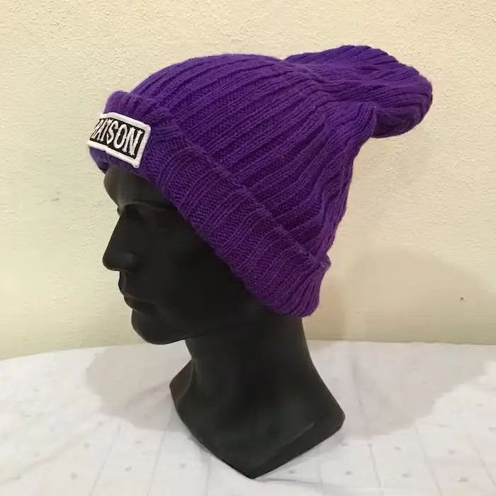 Japanese Brand Bratson Spellout Beanie Hat Size ONE SIZE - 3 Thumbnail