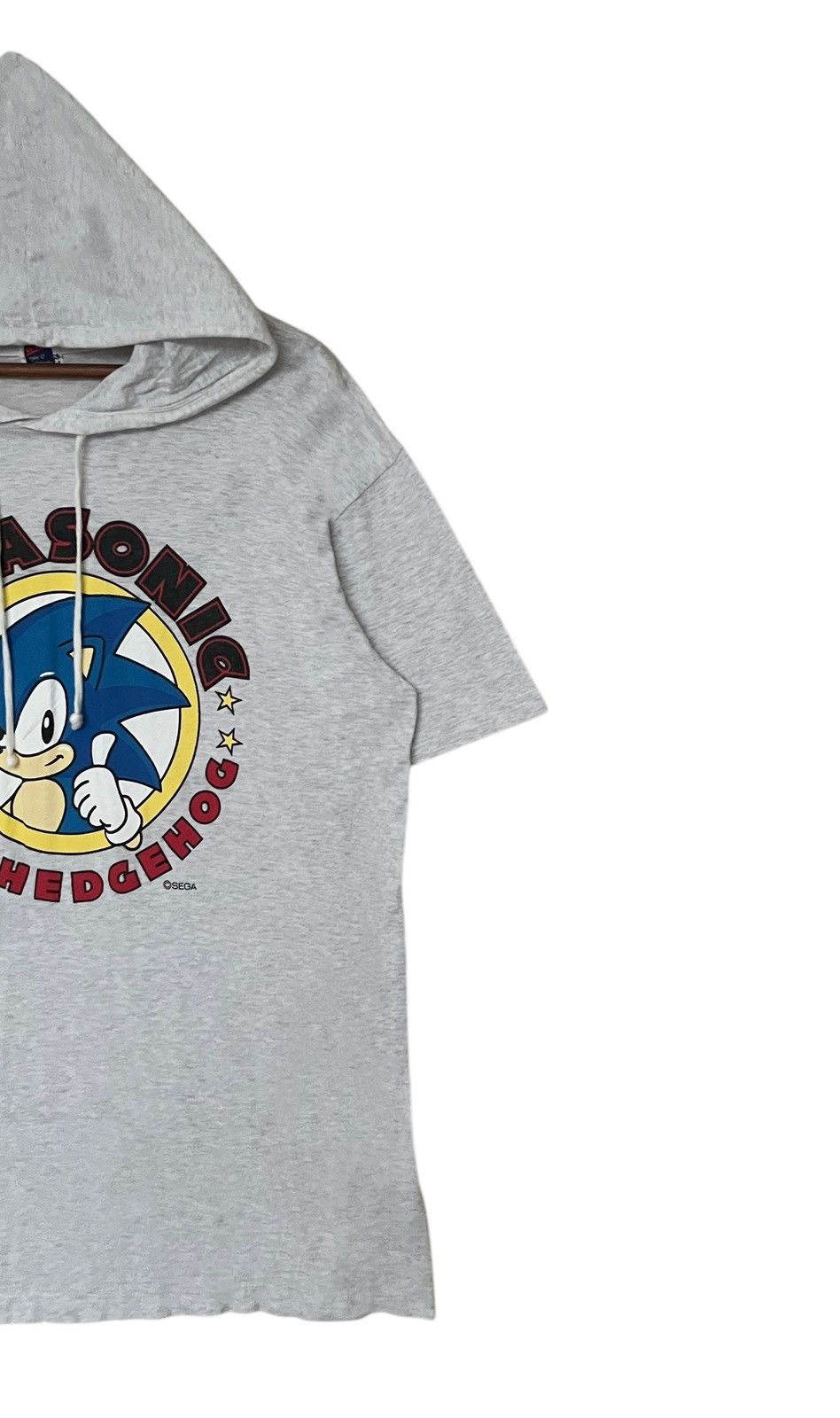 Vintage Vintage Cartoon Sega Sonic Hoodie T-shirt 1990s Size US L / EU 52-54 / 3 - 4 Thumbnail