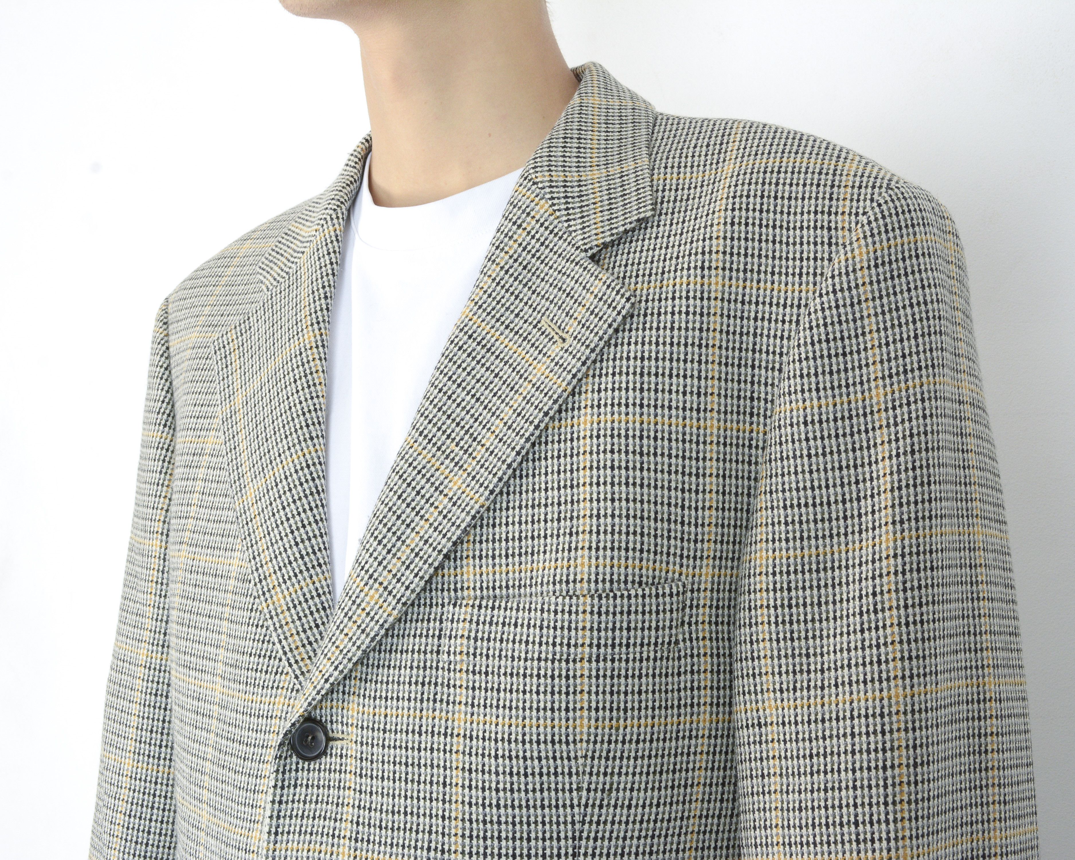 Hugo Boss Einstein Vintage US 42 Cashmere Wool Blazer Jacket Italy Size 42R - 4 Thumbnail