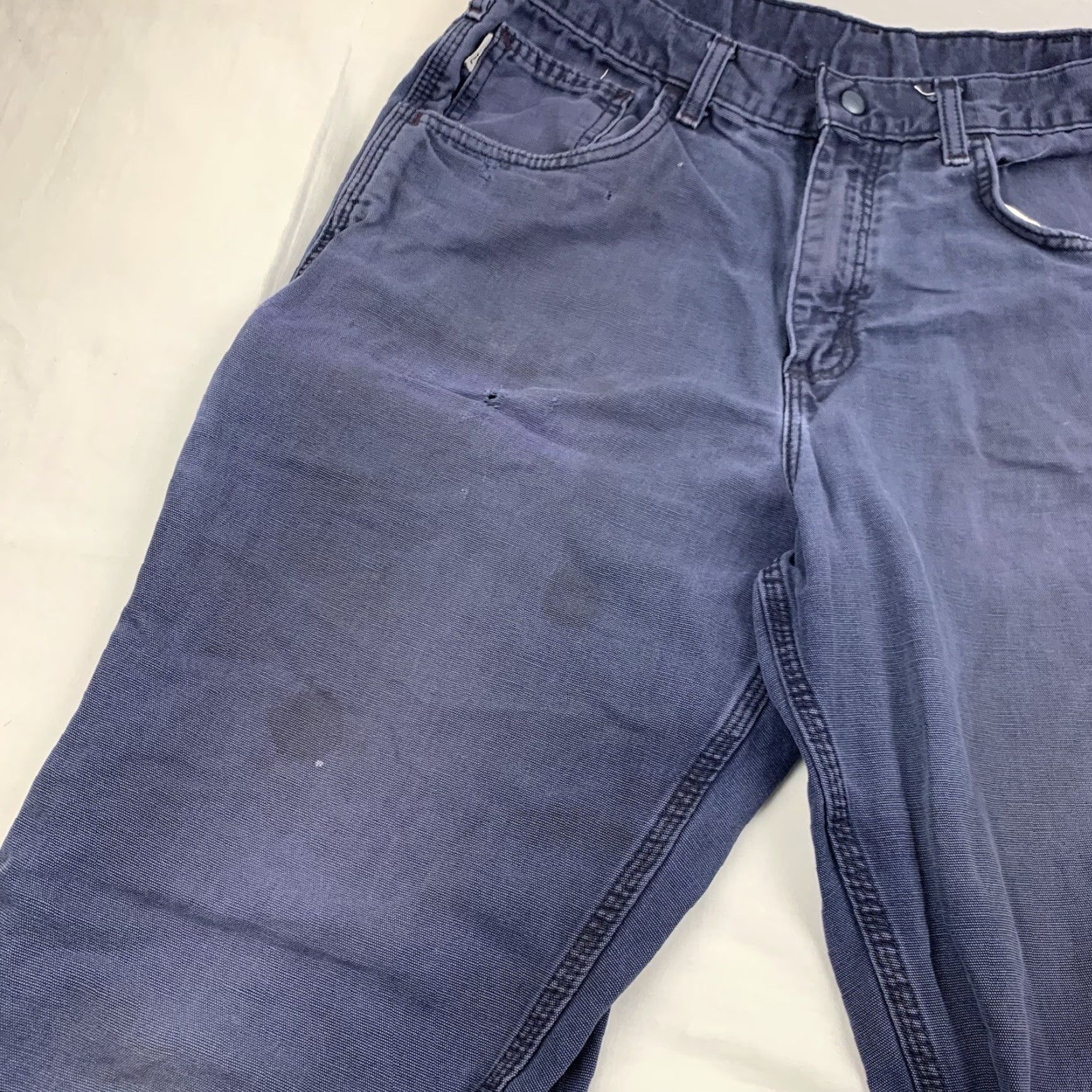 Carhartt Carhartt Pants Adult 32x34 Blue Flame Retardant Grunge Y2K Urban Street MENS Pants Size US 32 / EU 48 - 4 Thumbnail