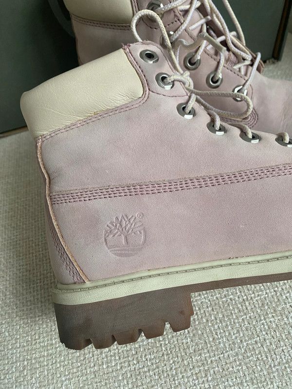 Timberland pink timberlands boot 6in premium boots in light pink Size US 6.5 / IT 36.5 - 3 Thumbnail