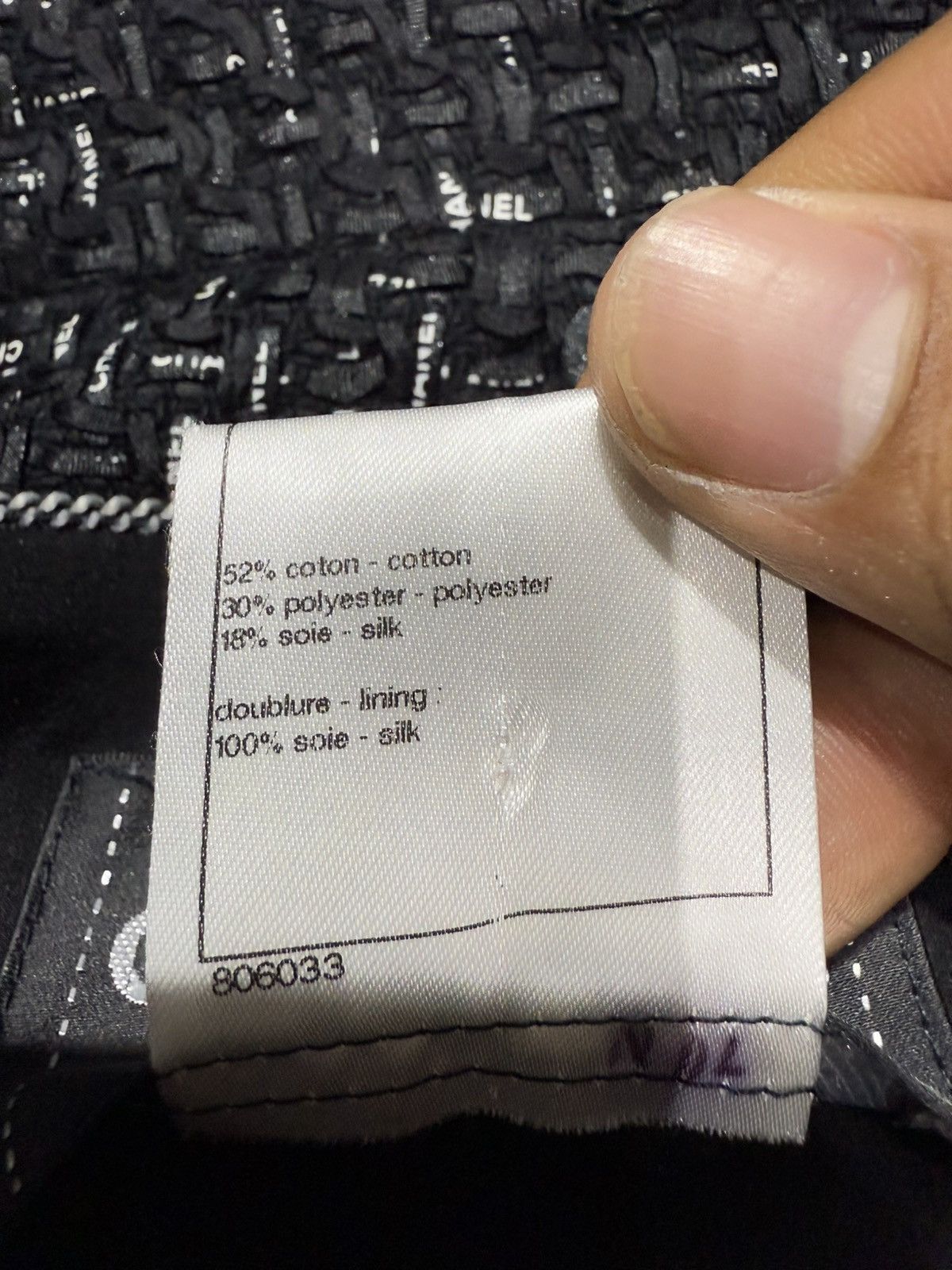 Chanel Chanel 13C - All Over Logo - Ribbon Tweed Jacket Size XS / US 0-2 / IT 36-38 - 7 Thumbnail