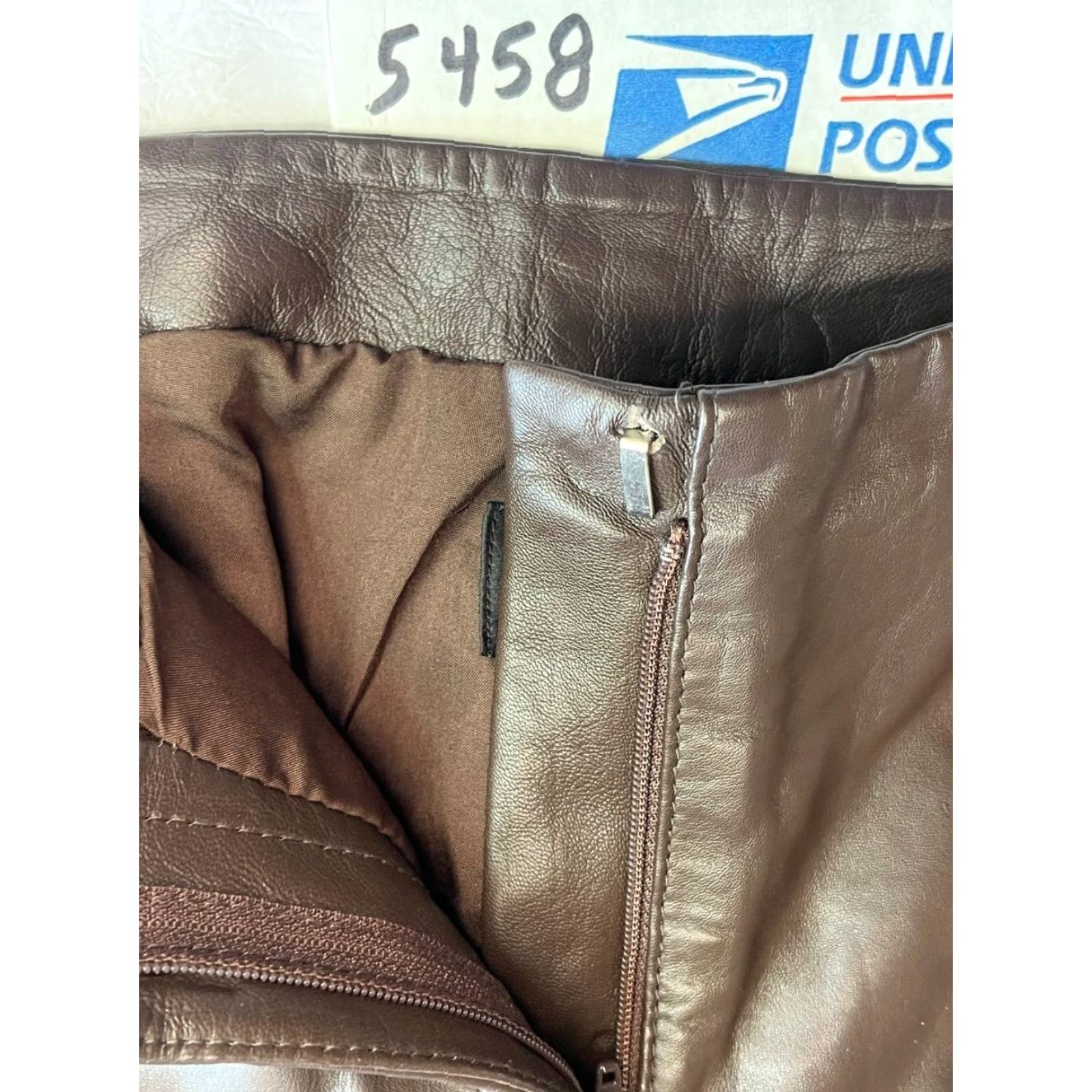 Vintage VINTAGE Vakko Boots Cut Pants Jeans Size 8 Brown Leather Bootcut High Rise Women Size 30" / US 8 / IT 44 - 8 Thumbnail