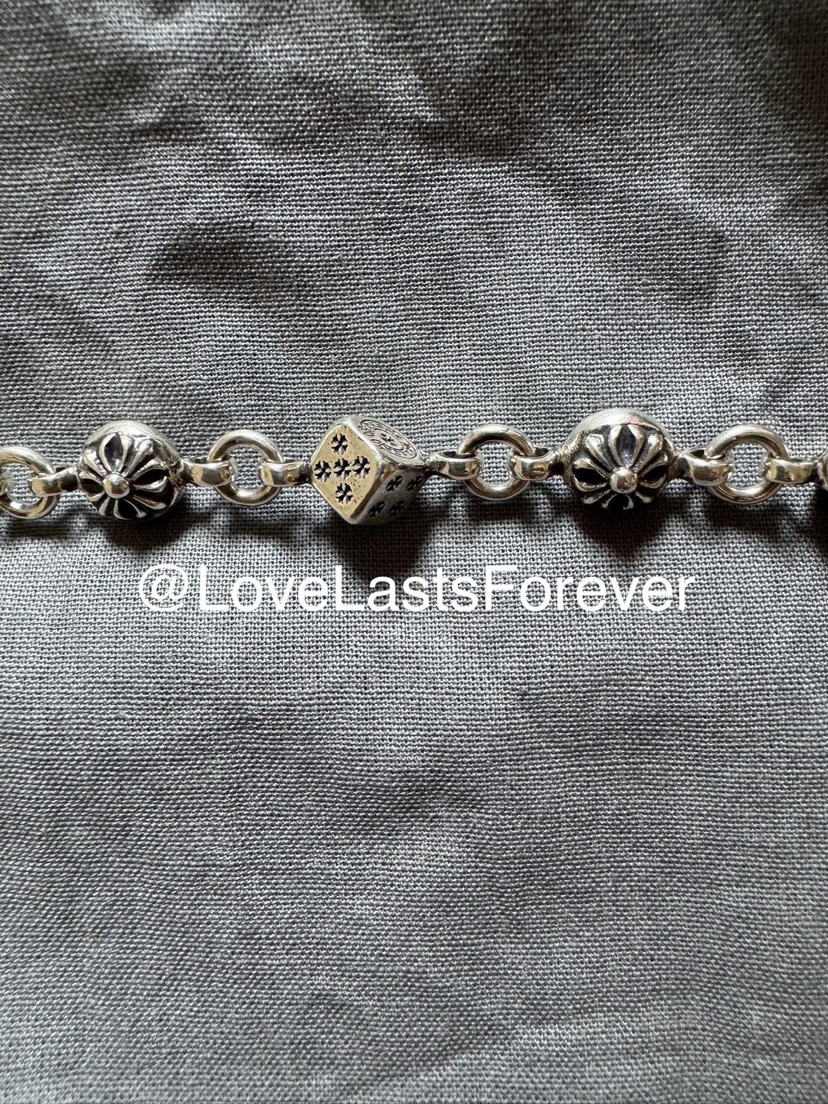 Chrome Hearts Chrome Hearts Dice & Crossball Bracelet Size ONE SIZE - 8 Thumbnail
