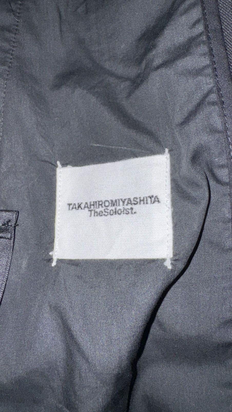 Takahiromiyashita The Soloist. Wool Poly Strap Formal Trousers Size US 32 / EU 48 - 7 Thumbnail