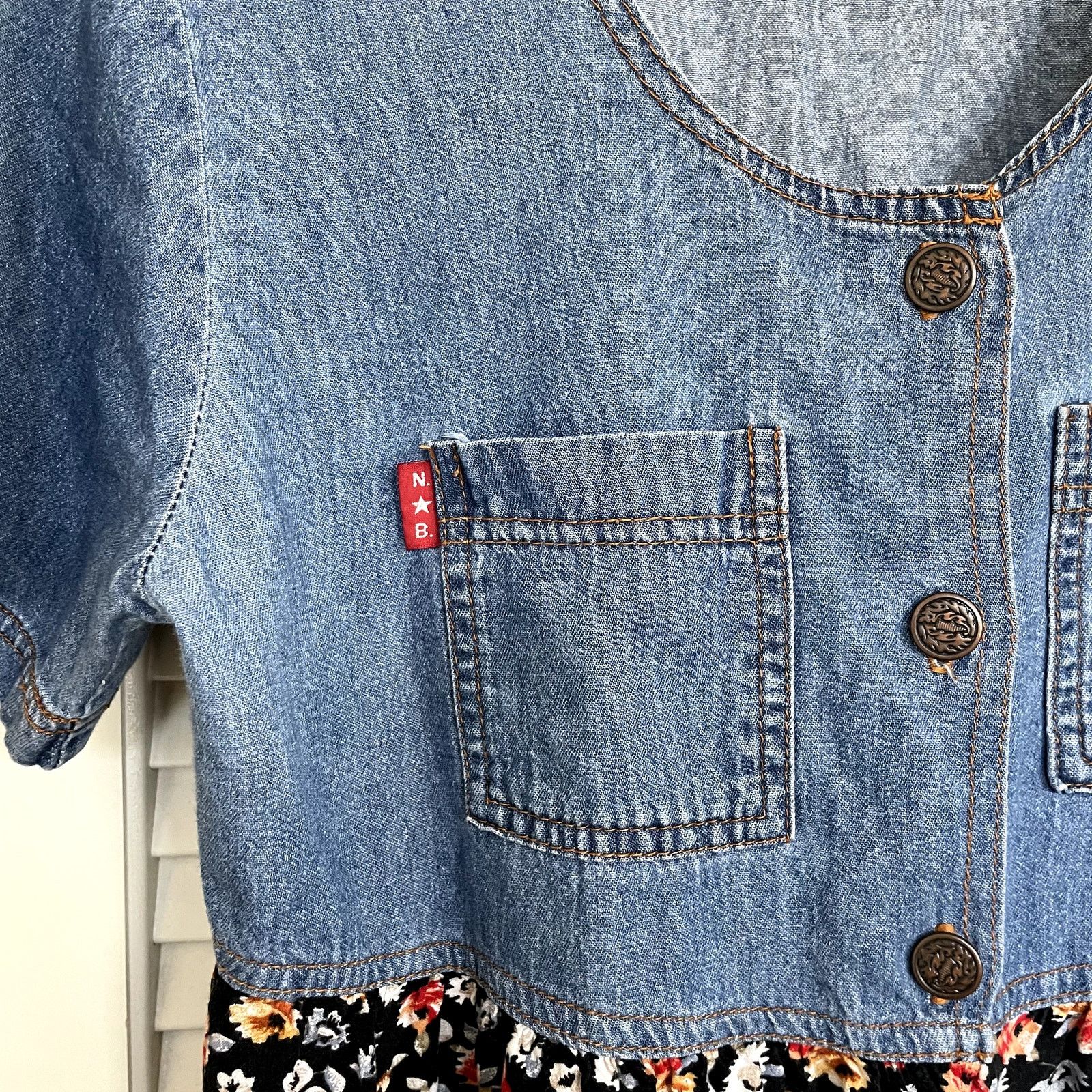 Other Vintage Grunge No Boundaries Button Down Babydoll Dress M Size M / US 6-8 / IT 42-44 - 5 Thumbnail