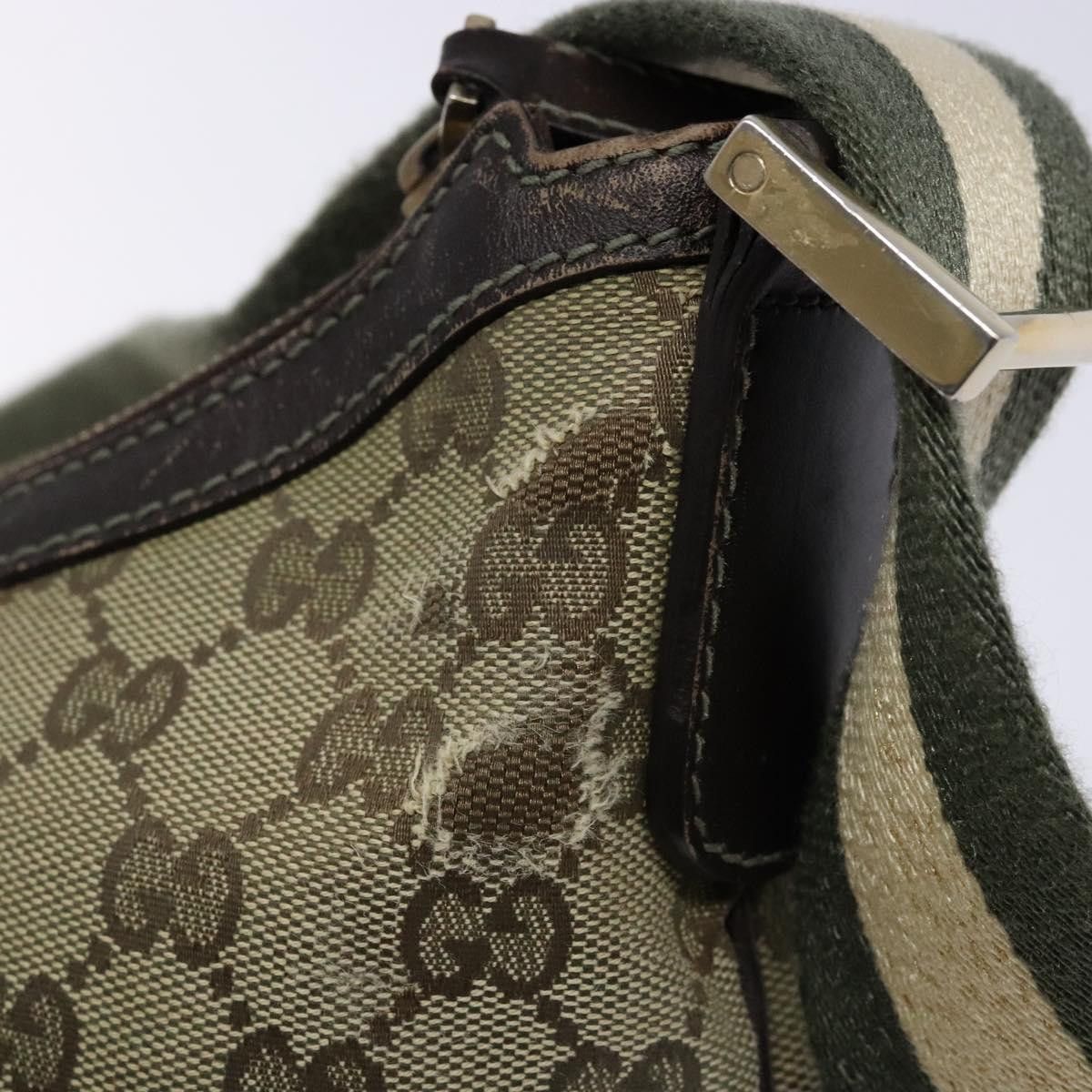Gucci GUCCI GG Canvas Shoulder Bag Beige Gold Size ONE SIZE - 15 Thumbnail