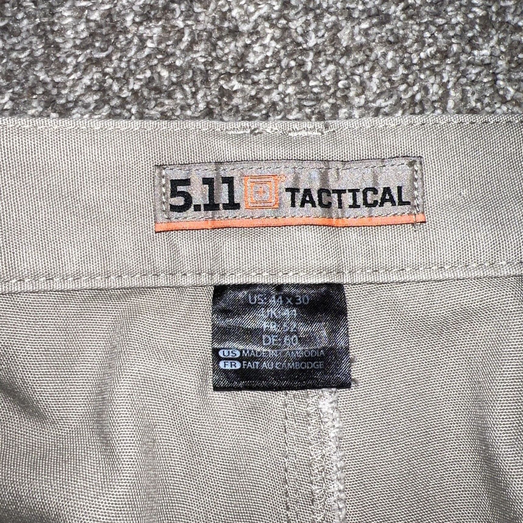 Vintage VINTAGE 5.11 Tactical Cargo Pants Mens Size 44x30 Beige Workwear Size US 44 / EU 60 - 3 Thumbnail