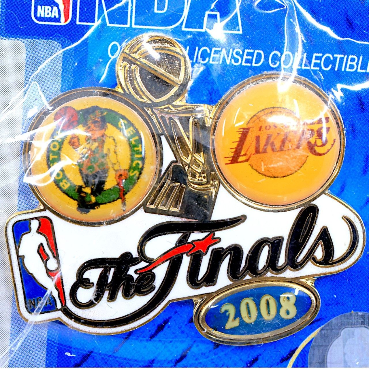 NBA NBA Finals 2008 Finals Pin Boston Celtics Los Angeles Lakers Size ONE SIZE - 1 Thumbnail