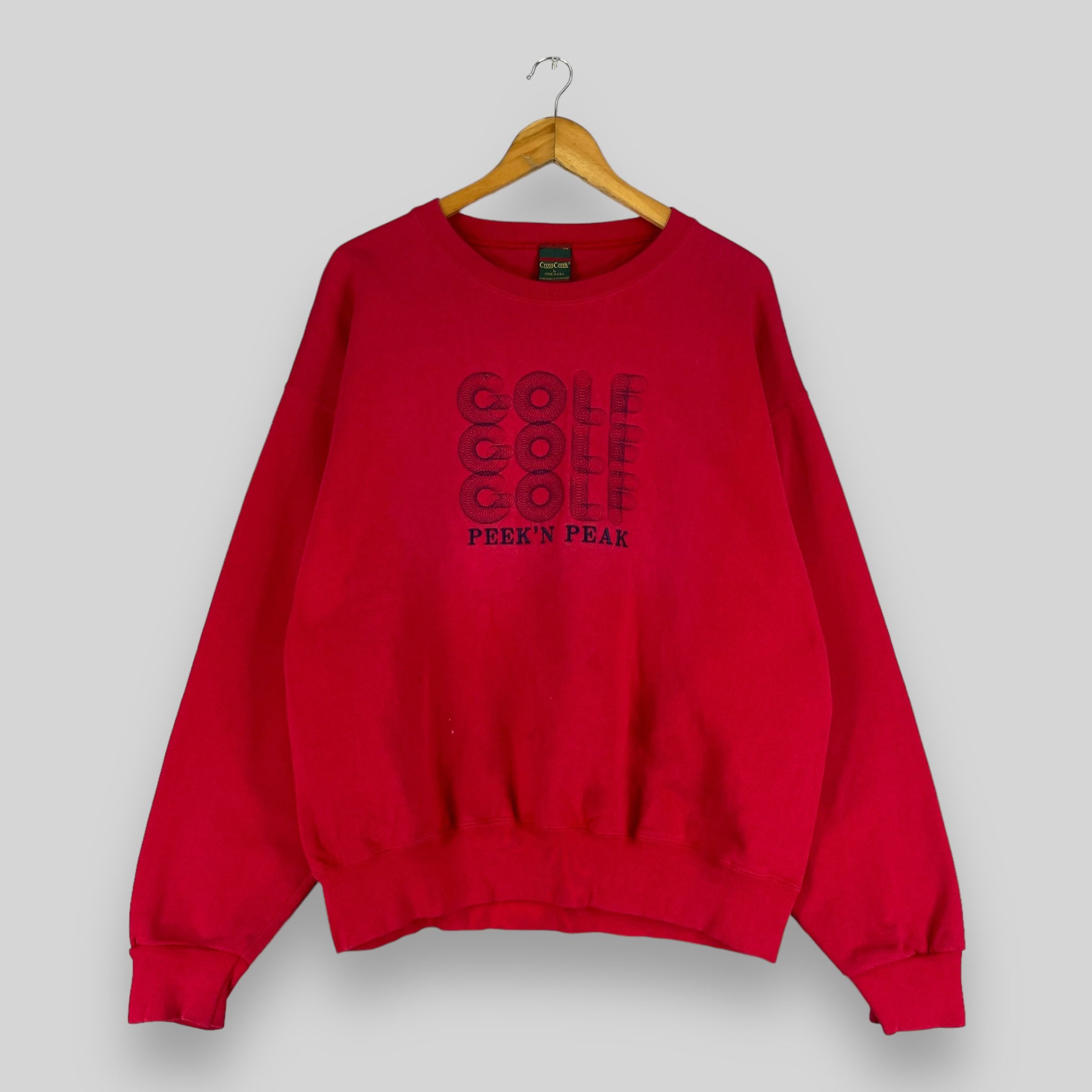Vintage Vintage Peek'n Peak Golf Resort Embroidery Sweatshirt Size US L / EU 52-54 / 3 - 1 Thumbnail