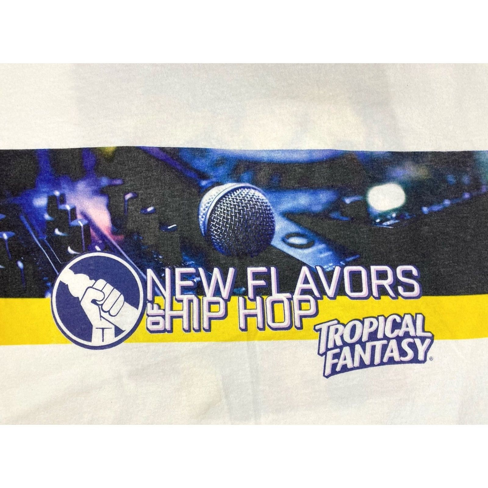 Gildan Gildan T-Shirt Mens Hip Hop Graphic Print Crew Neck White L Tropical Fantasy 52 All Seasons Short Sleeve Size US L / EU 52-54 / 3 - 4 Thumbnail