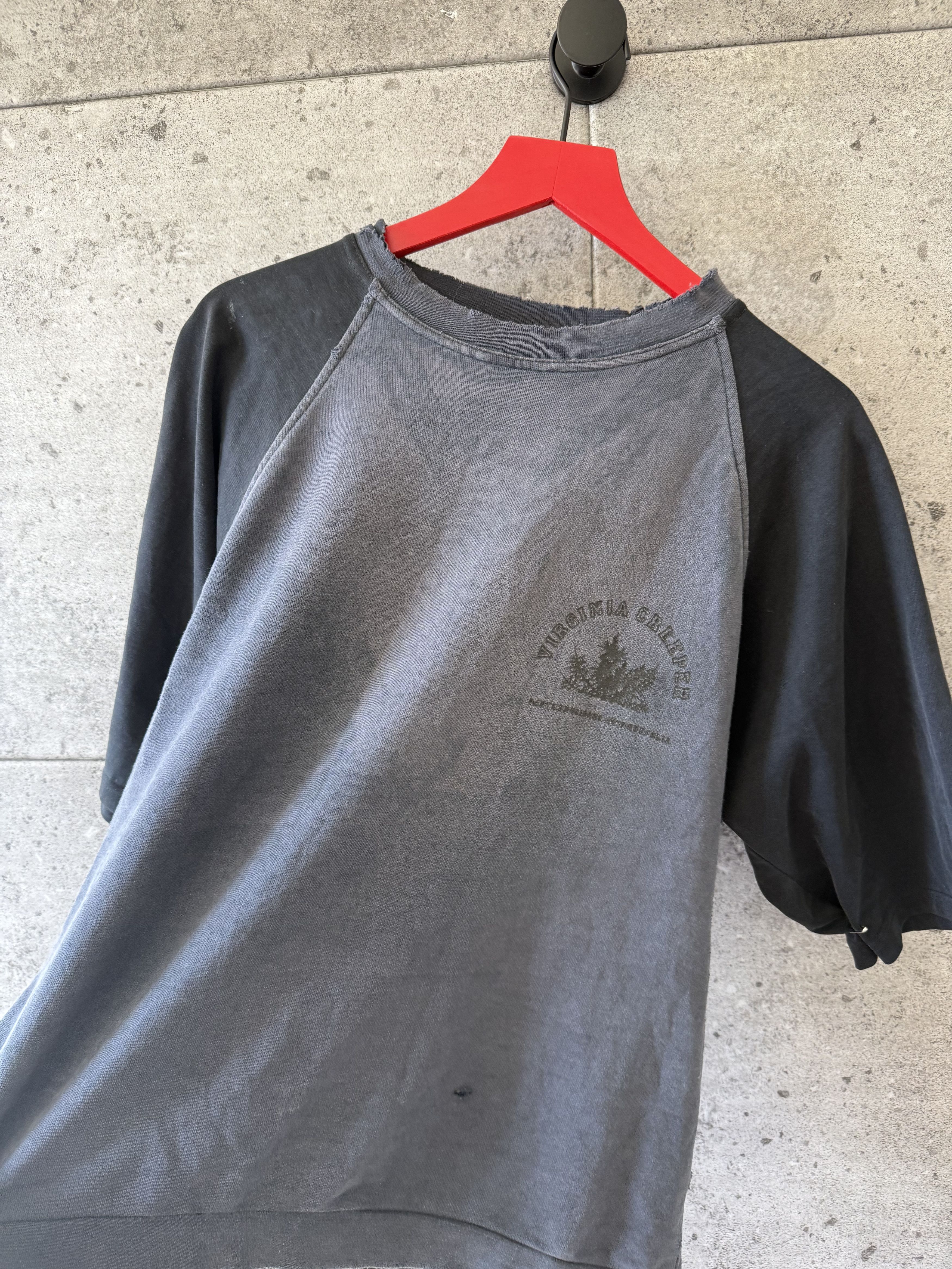 Raf Simons Raf Simons og Virginia creeper thrashed raglan t shirt Size US M / EU 48-50 / 2 - 3 Thumbnail