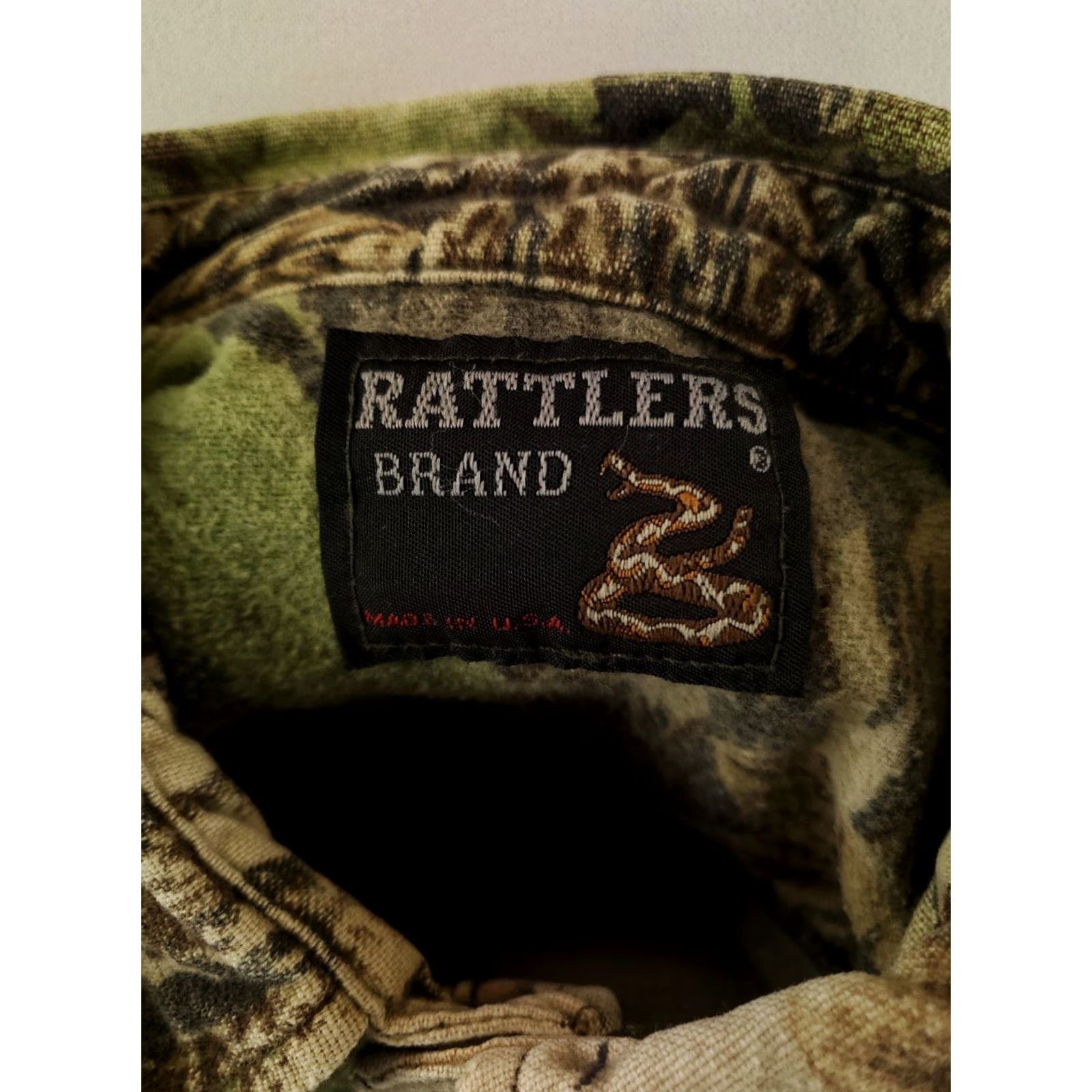Realtree Rattlers Shirt Button Up VT 90s Realtree Camo Mens 2XL Multicolor Long Sleeve Shirt Mens 2XL Size US XXL / EU 58 / 5 - 3 Thumbnail