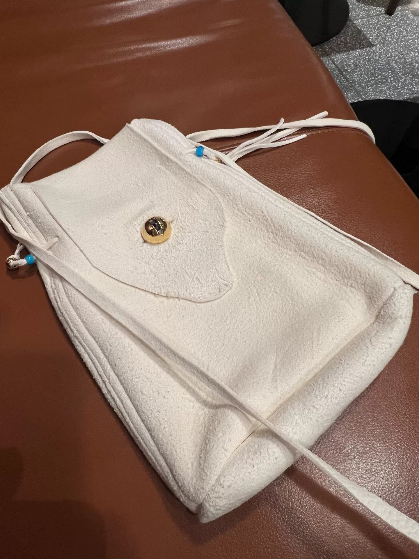 Undercover Undercover White Deer Leather Bag Size ONE SIZE - 1 Thumbnail