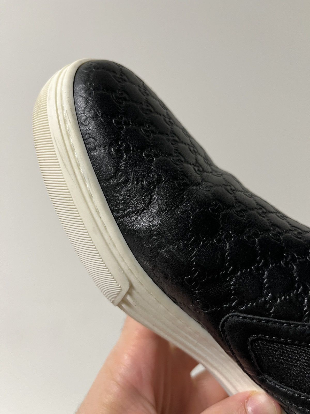 Gucci Gucci Microguccissima Monogram Leather Slip On Size US 7 / IT 37 - 23 Thumbnail