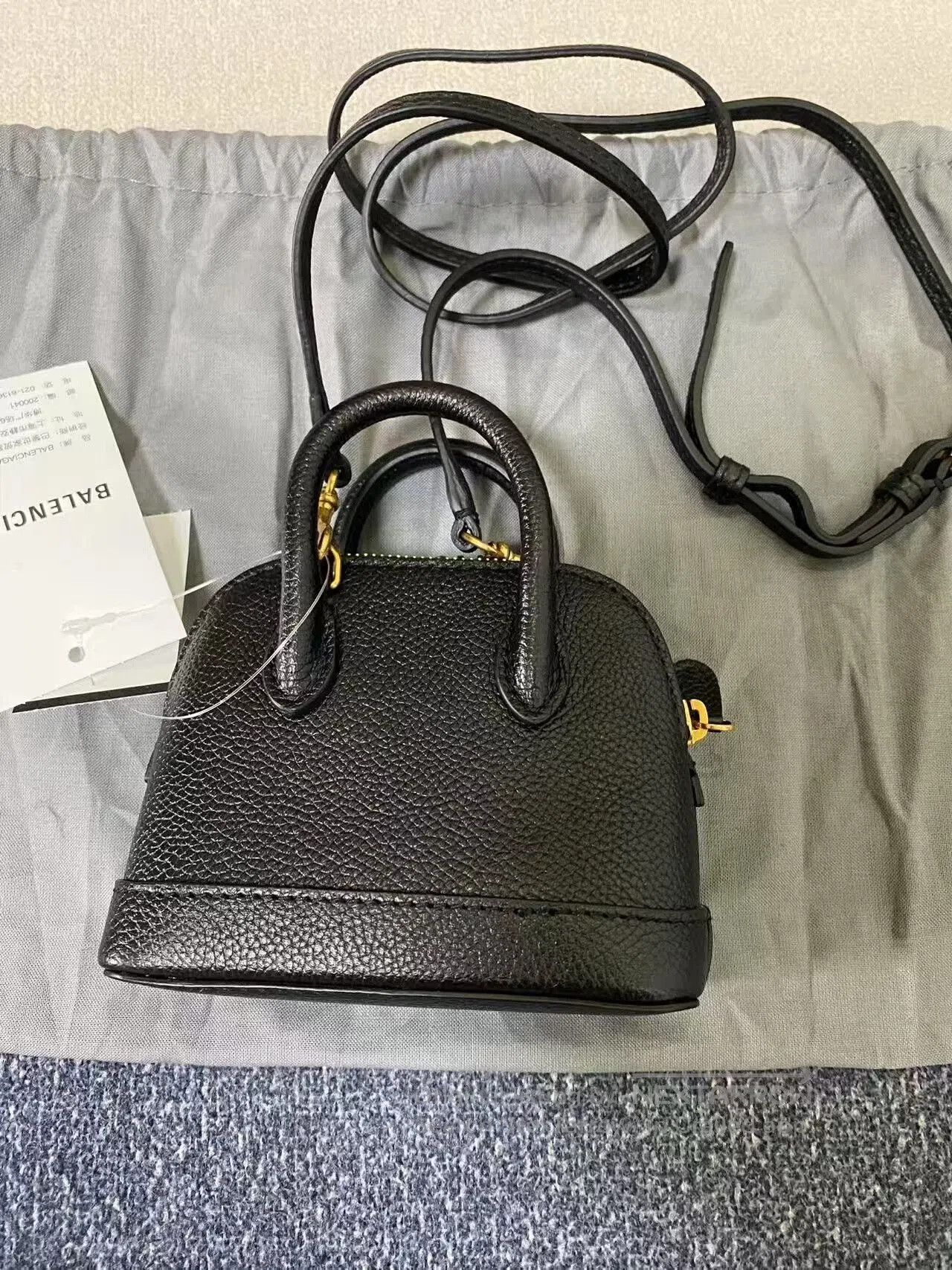 Balenciaga balenciaga mini shell shoulder bag black. Size ONE SIZE - 5 Thumbnail