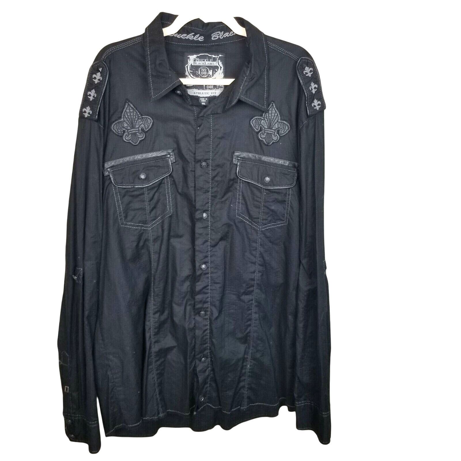 Buckle Black Buckle Black Label Mens Embroidered Shirt Size XXL Athletic Size US XXL / EU 58 / 5 - 1 Thumbnail