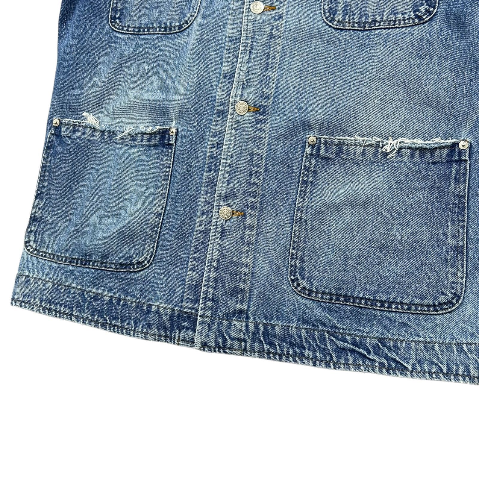 Polo Ralph Lauren VTG 90s POLO RALPH LAUREN DENIM COVERALL JACKET MADE IN USA Size US S / EU 44-46 / 1 - 4 Thumbnail