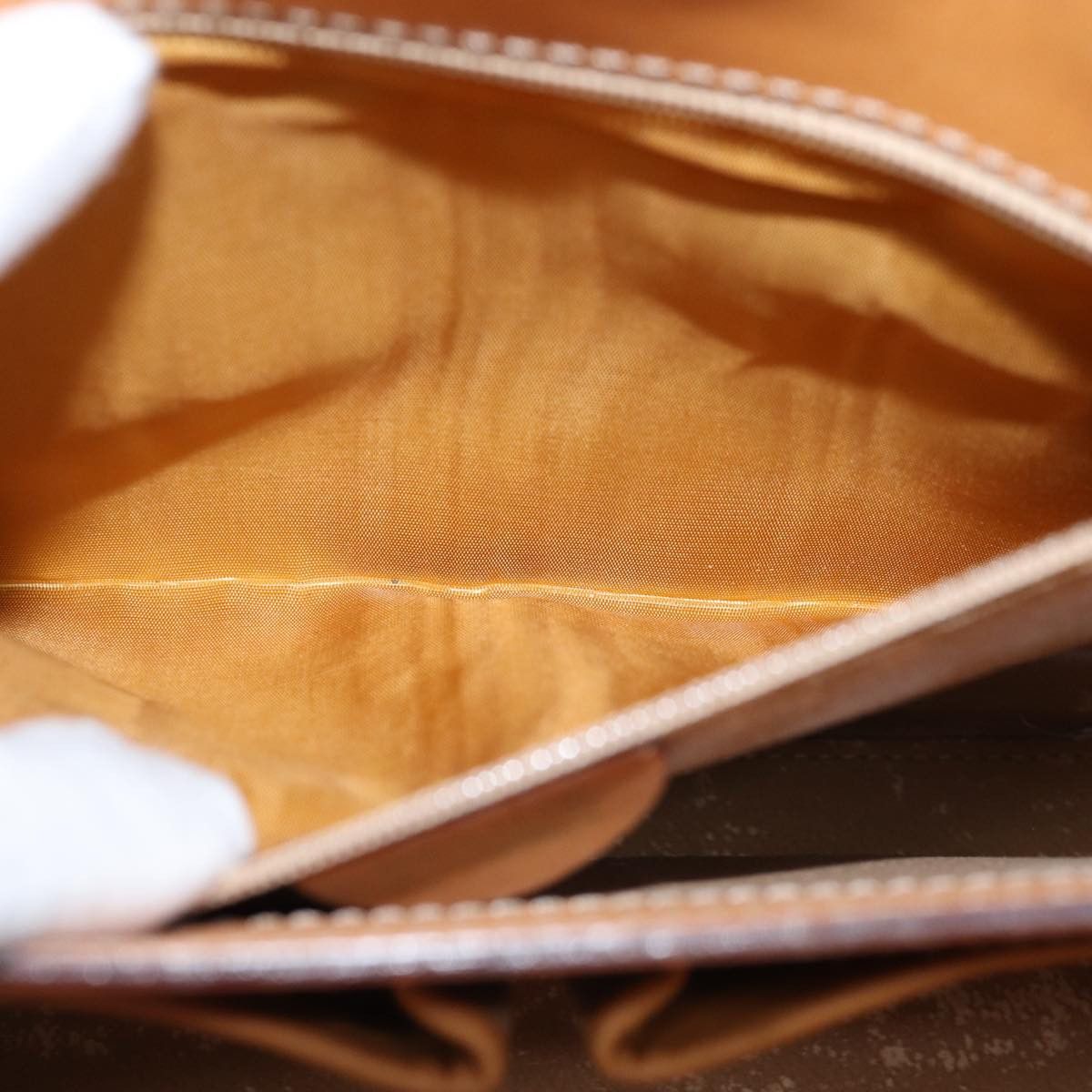 Celine CELINE Macadam Canvas Shoulder Bag Beige Size ONE SIZE - 11 Thumbnail