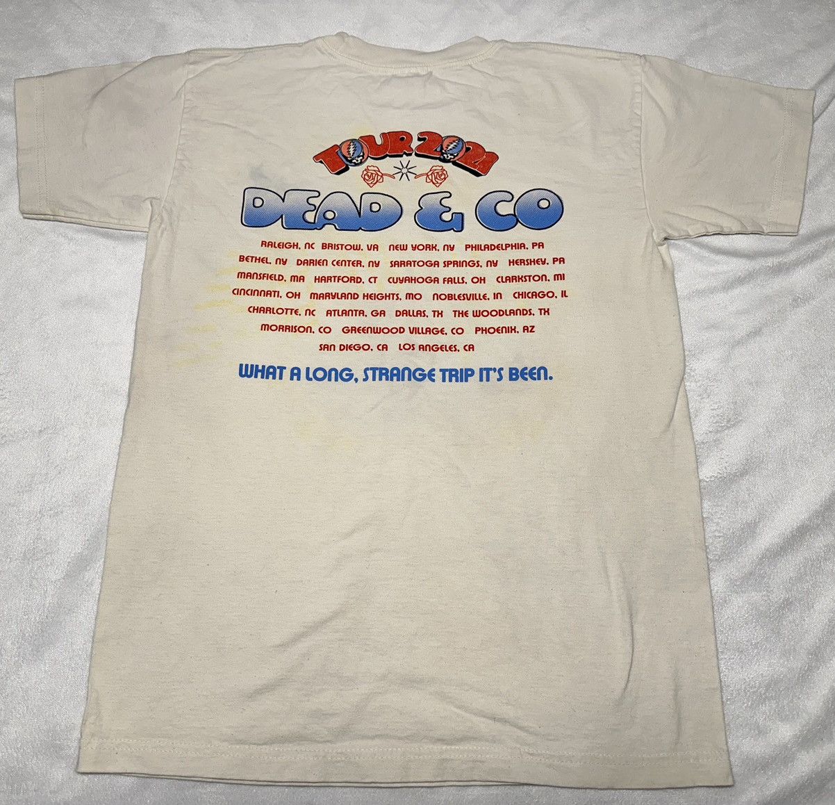 Grateful Dead 2021 Dead & Company Tour T-Shirt w/Bertha design-Medium Size US M / EU 48-50 / 2 - 8 Thumbnail