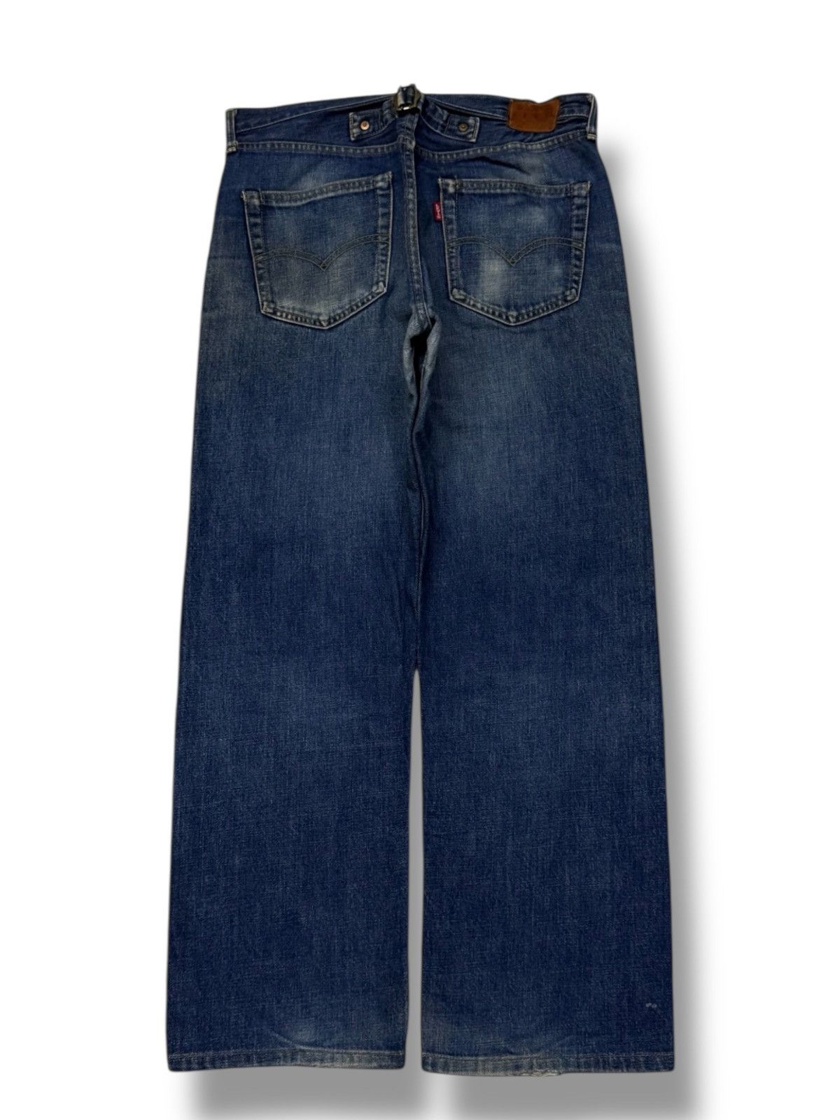 Levi's Vintage Clothing Vintage 90s Levi’s 702XX Big E Buckle Back Selvedge Denim 32 Size US 32 / EU 48 - 3 Thumbnail
