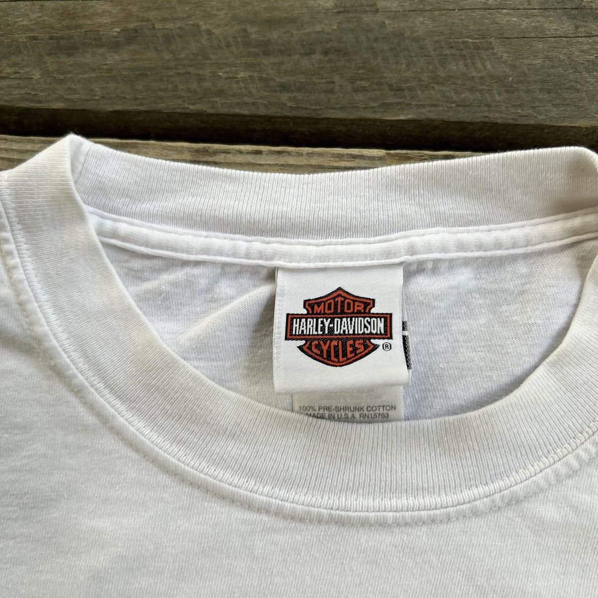 Harley Davidson Vintage Stained Distressed Harley Davidson Biker Chick Shirt Size US XL / EU 56 / 4 - 9 Thumbnail