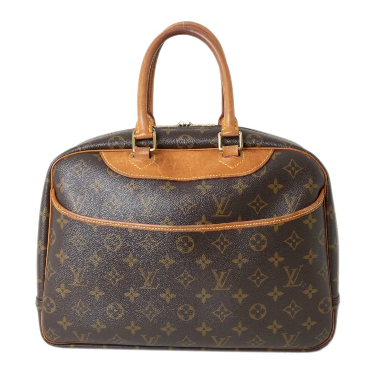 Louis Vuitton Deauville Handbag Boston Bag Monogram