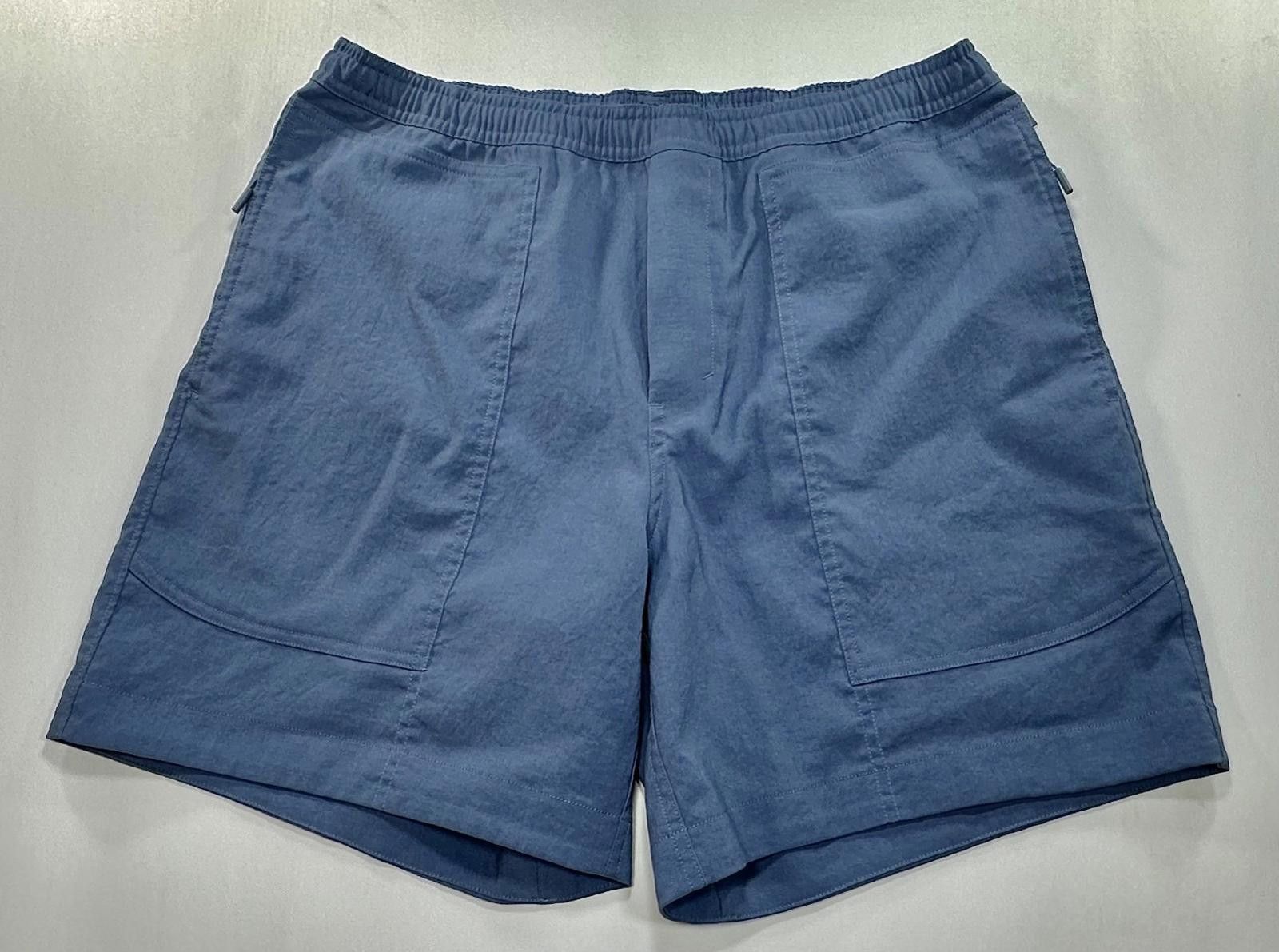 Lululemon Lululemon Zip Pocket Elastic Athletic Shorts Blue Mens L Size US 34 / EU 50 - 1 Thumbnail
