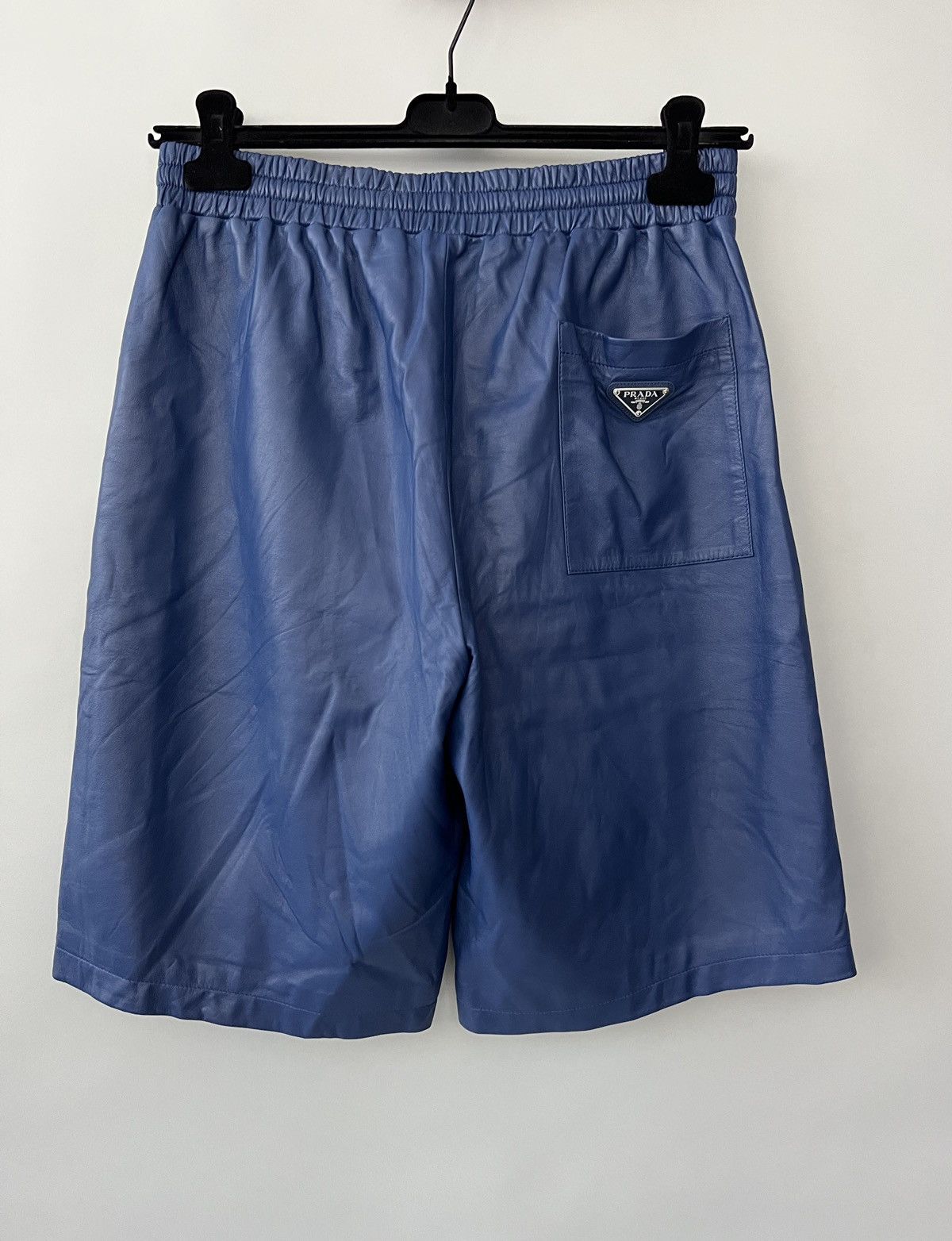 Prada Prada Nappa Leather Bermudas Size US 32 / EU 48 - 4 Thumbnail