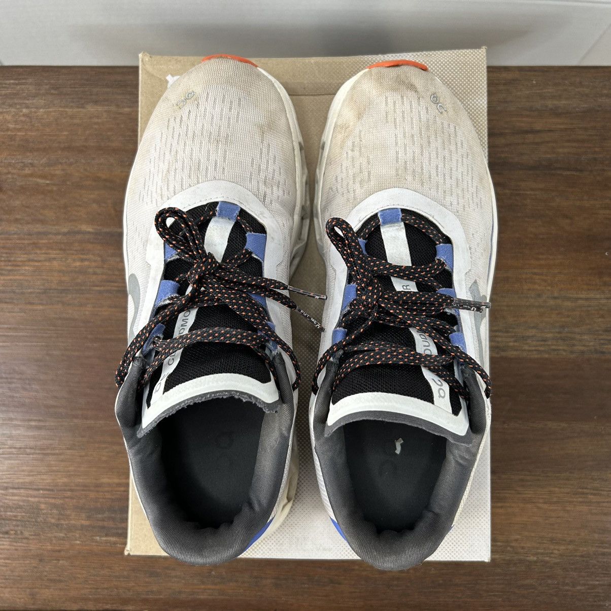 On On Running Cloudmonster Frost Cobalt White/Blue Women 9.5 Size US 9.5 / IT 39.5 - 5 Thumbnail
