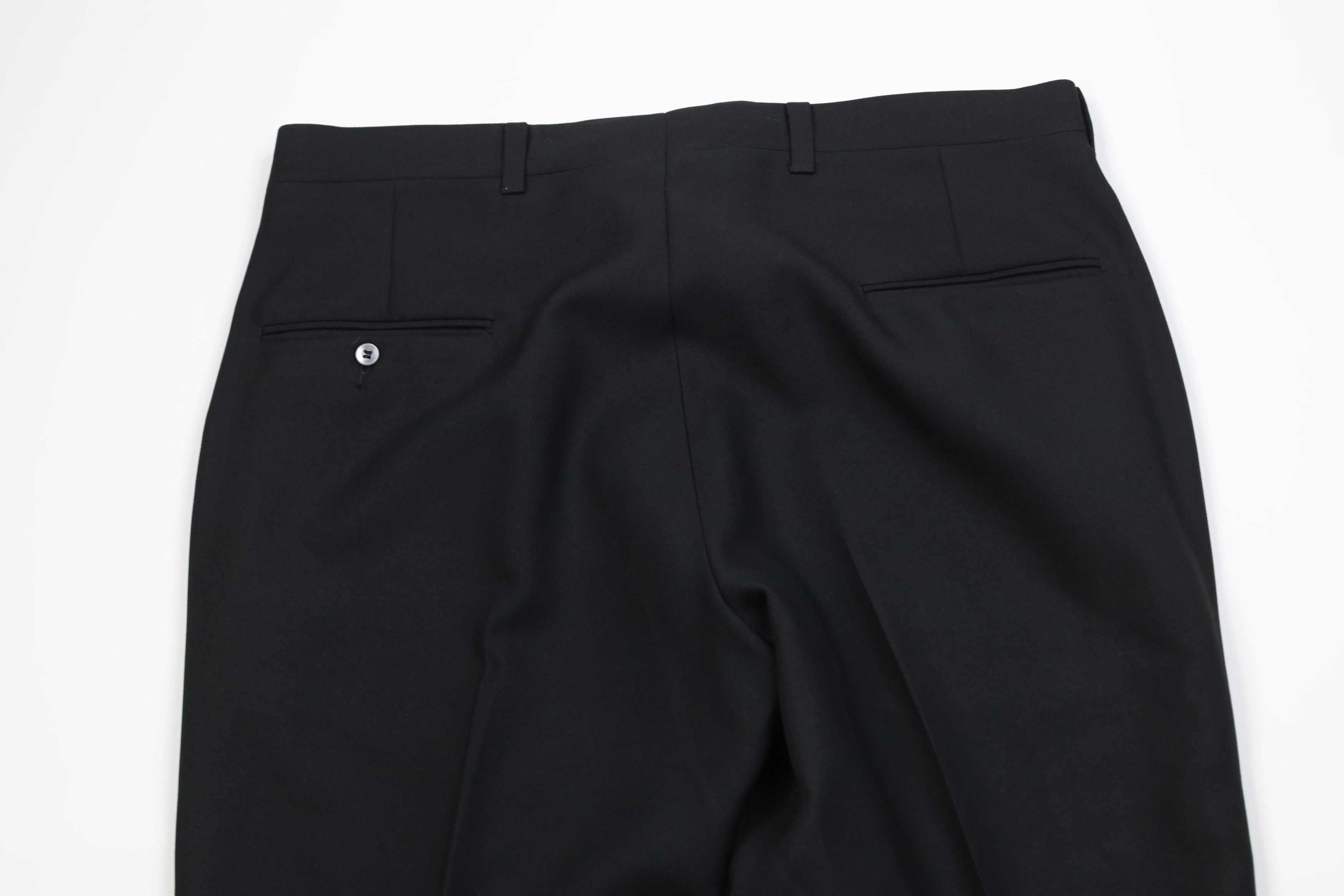 Vintage Vintage 70s Streetwear Flared Wide Leg Chino Pants Black USA Size US 38 / EU 54 - 11 Thumbnail