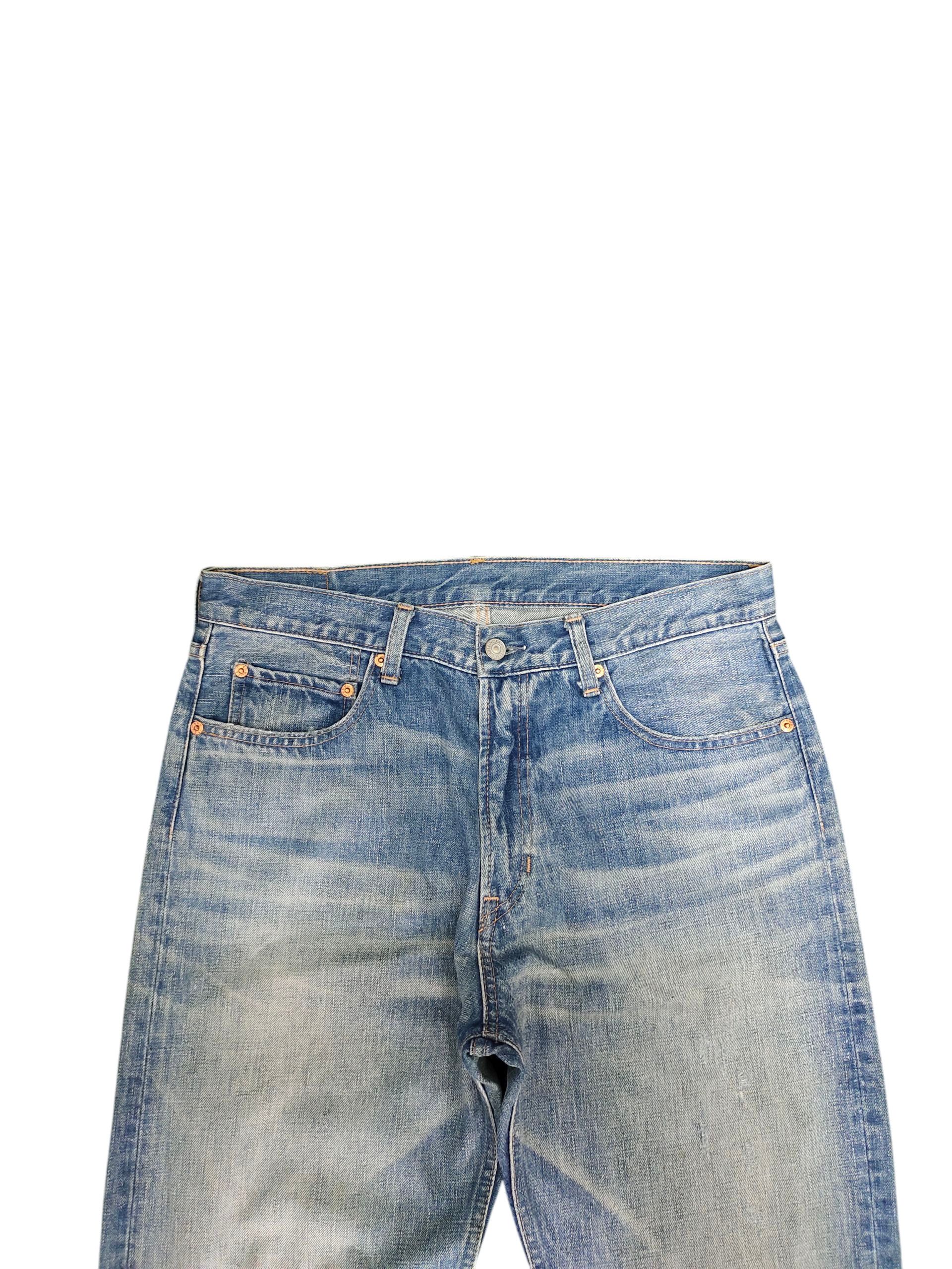 Kapital Vintage RNA Japan Clawmark Distress Faded Denim Jeans Size US 33 - 2 Thumbnail