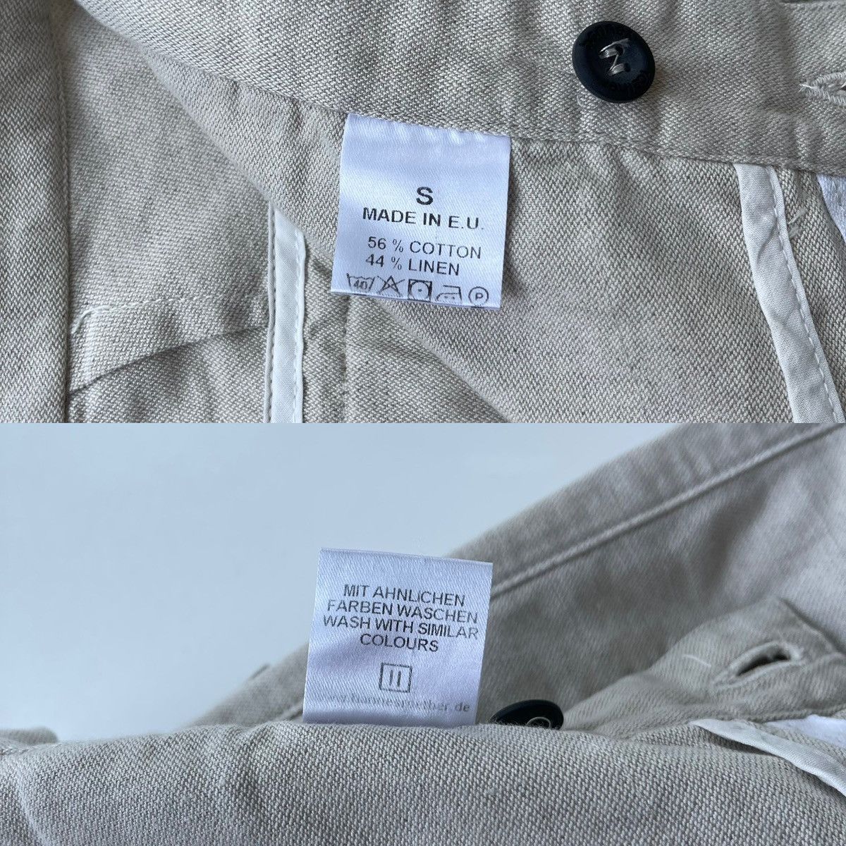 hannes roether Hannes Roether Cotton/Linen Baggy Pants White Size US 30 / EU 46 - 9 Thumbnail