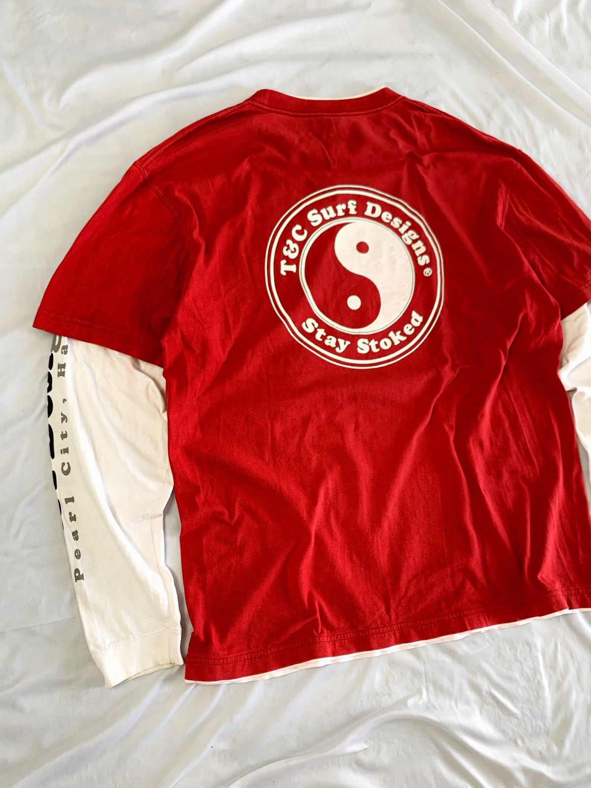 Vintage vintage T&C surf double layer longsleeve Size US XL / EU 56 / 4 - 8 Thumbnail