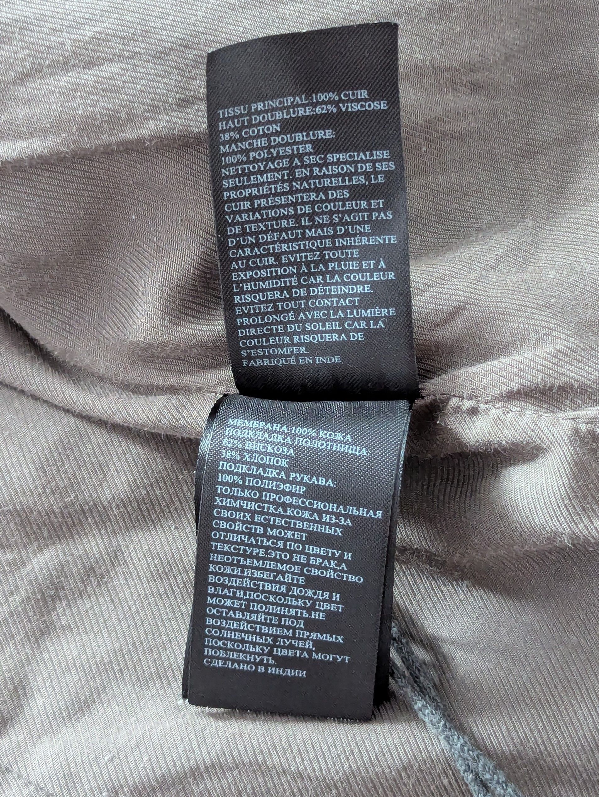 Allsaints ALLSAINTS Cropped Cargo Biker Leather Jacket With Scuffs Size M / US 6-8 / IT 42-44 - 15 Thumbnail