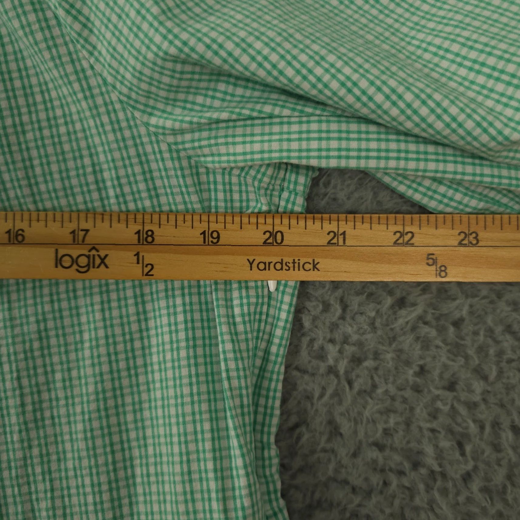 J.Crew J.CREW Dress Womens Large Green Gingham Cotton Blend Poplin Raglan Tiered Mini Dress Size L / US 10 / IT 46 - 5 Thumbnail