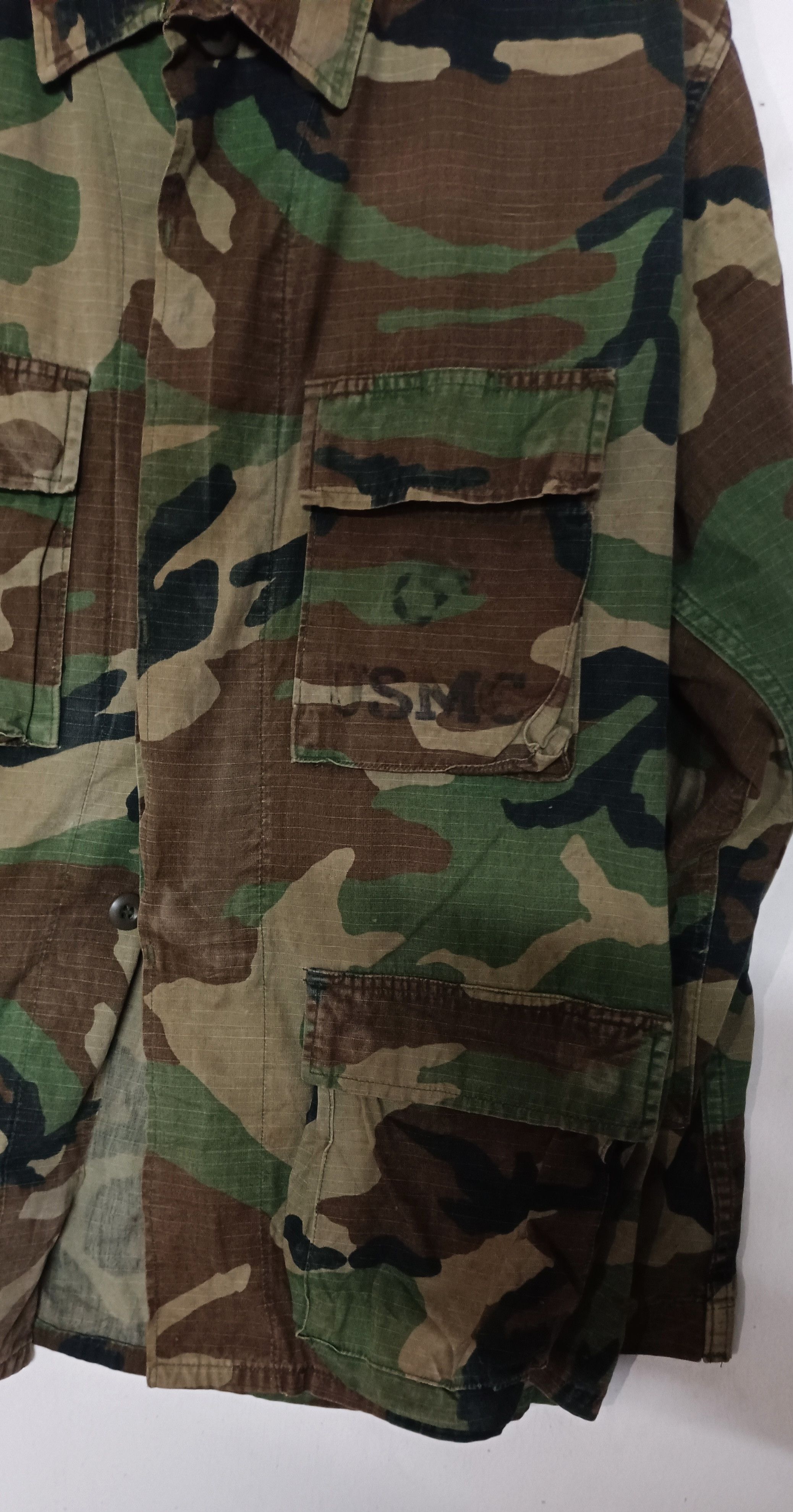 Vintage Vintage🔥 USMC Woodland Camouflage Military Jacket Size US M / EU 48-50 / 2 - 3 Thumbnail