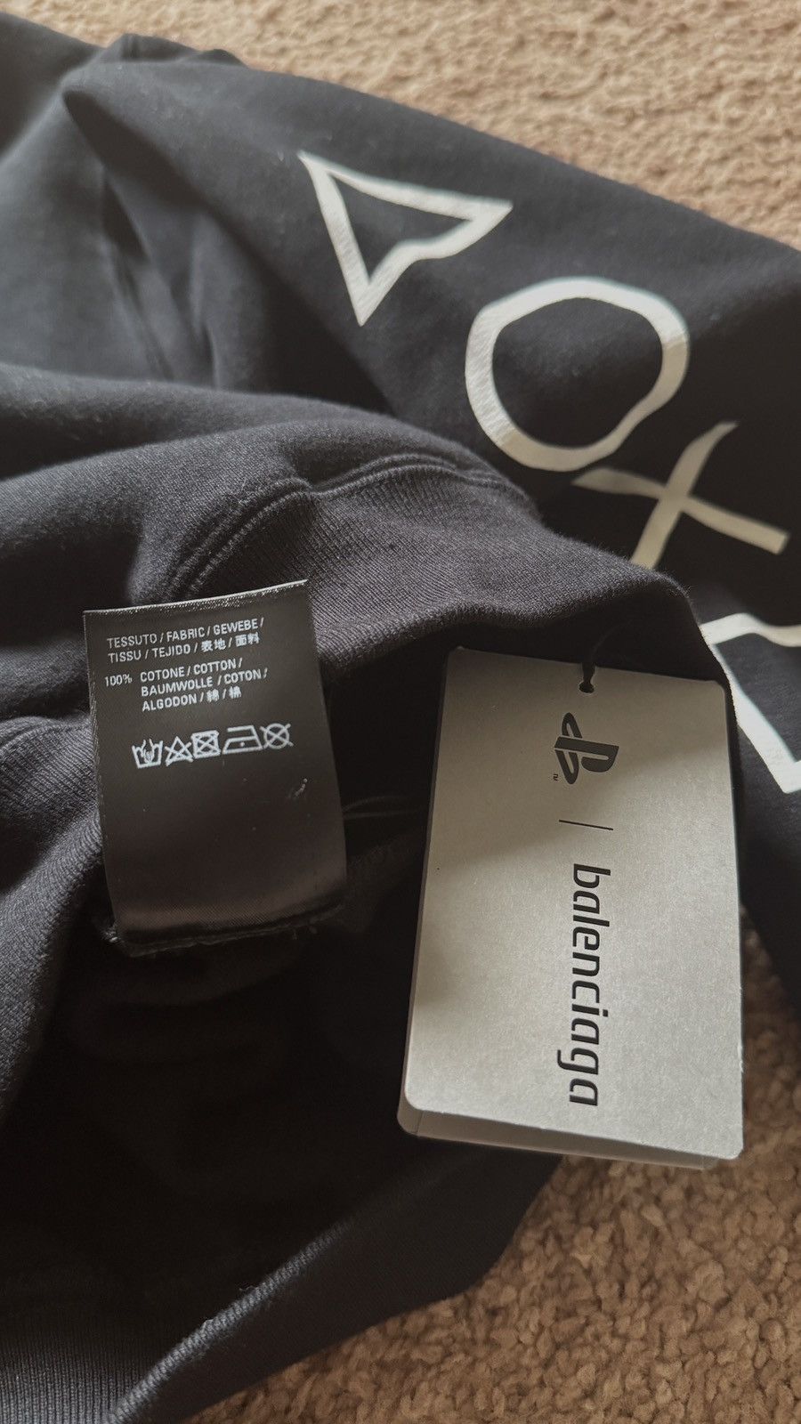 Balenciaga Balenciaga Ps5 Fitted Hoodie Size US S / EU 44-46 / 1 - 11 Thumbnail