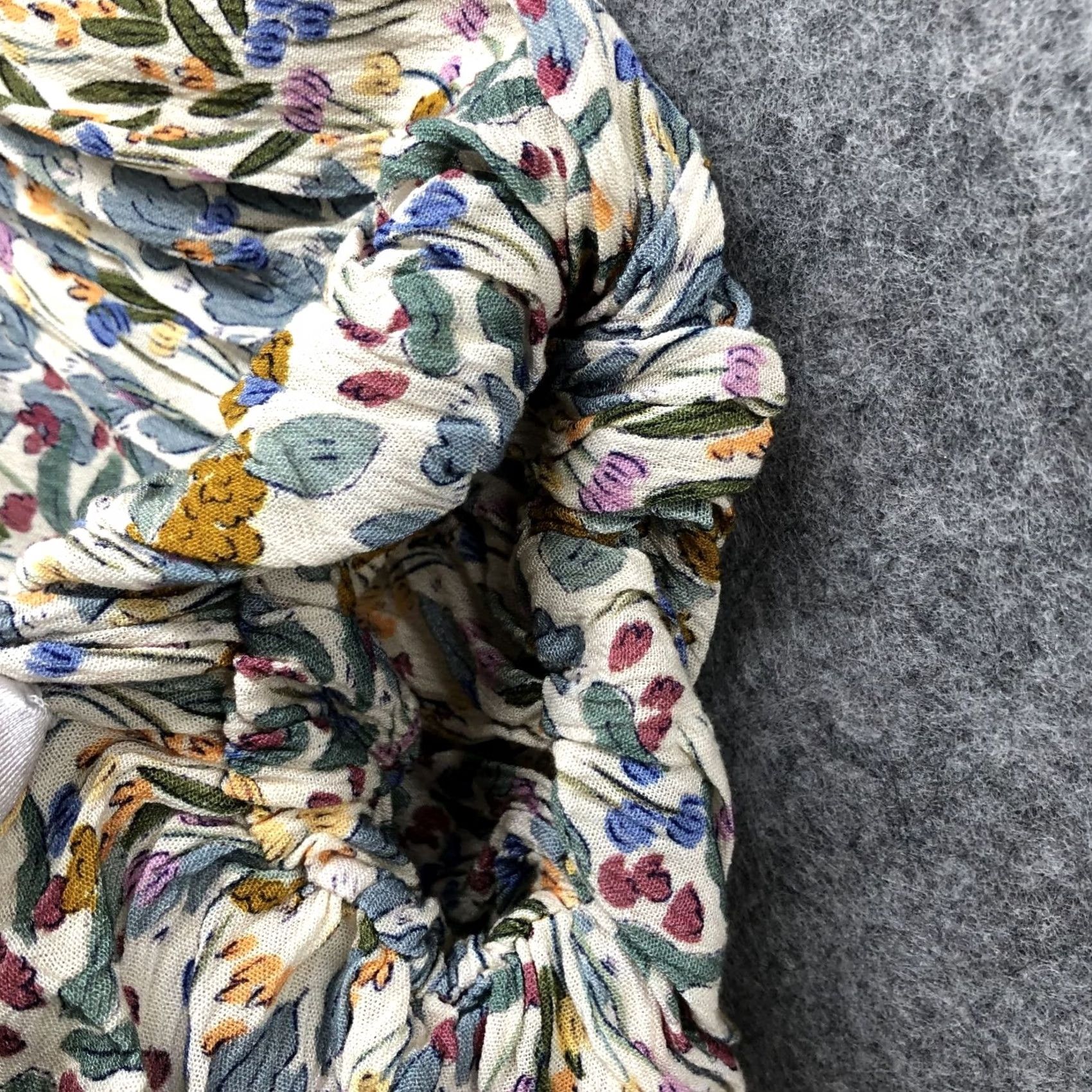 Vintage Marie Sixtine Blouse Womens M Bubble Sleeve Floral High Neck Cottagecore Prairie Size M / US 6-8 / IT 42-44 - 6 Thumbnail