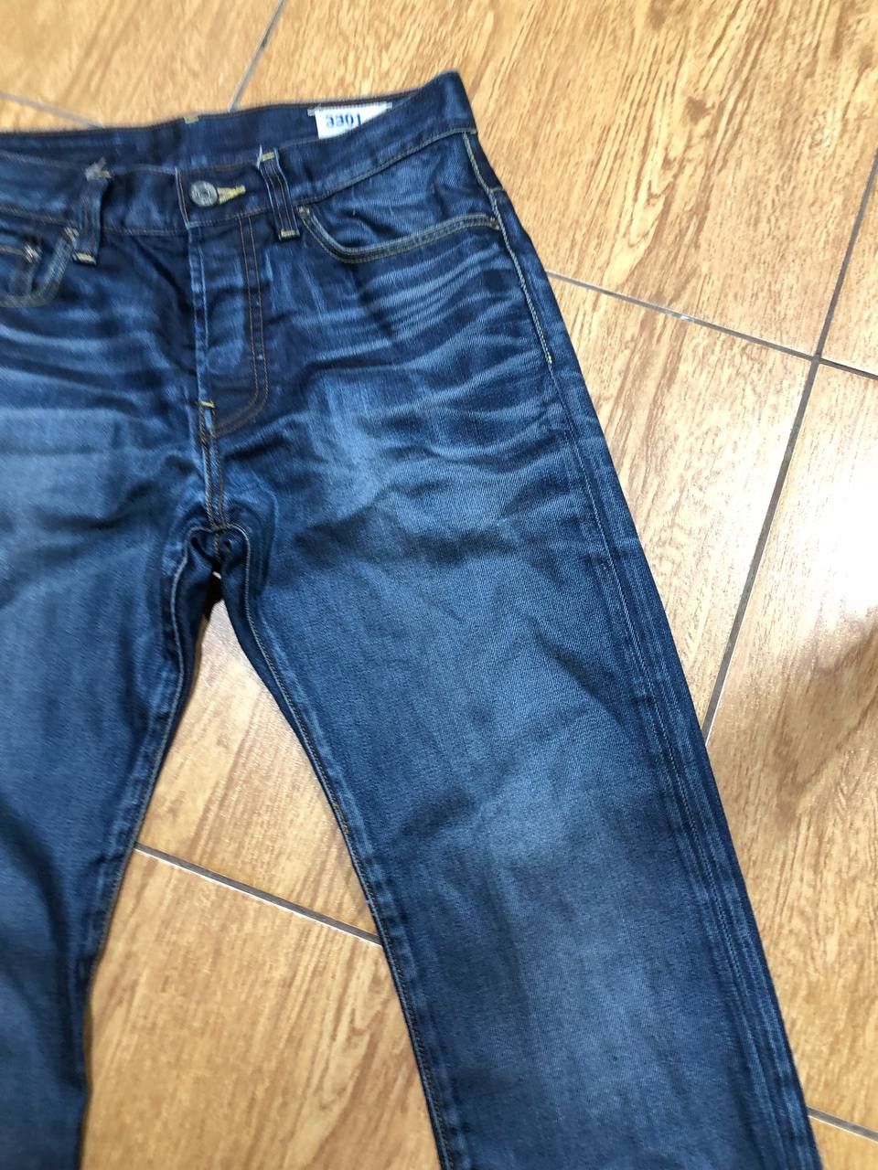 G-Star G Star Jeans Adult Denim Dark Wash Straight Leg Button Fly Size US 30 / EU 46 - 17 Thumbnail